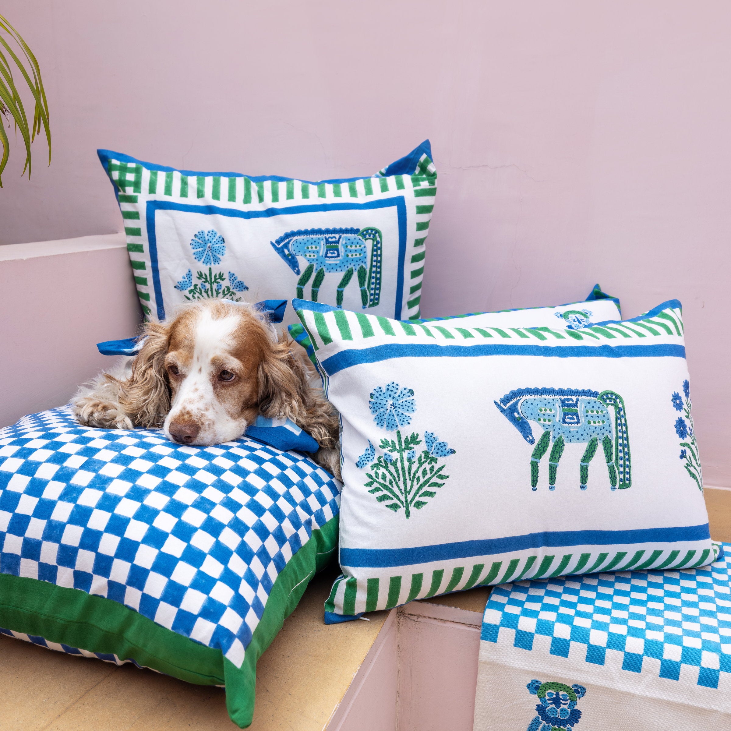 couleur-nature-cheval-nomade-housse-coussin-coton-bleu-vert image 8