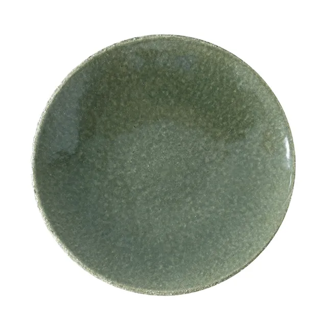 jars-garrigue-assiette-plate-thym-assiette-c-ramique-vert-brillant image 1