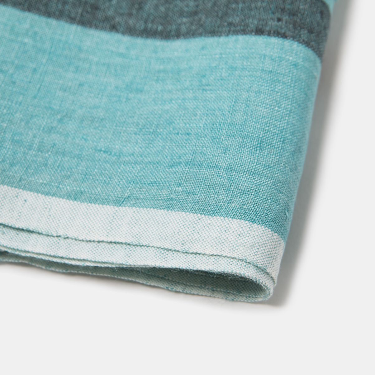 couleur-nature-tea-towels-aqua-charcoal-torchon-lin-lot-2 image 2