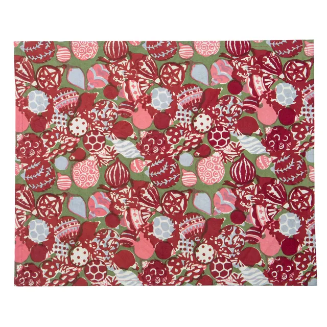 couleur-nature-ornaments-sets-de-table-rouge-vert-lot-6 image 1
