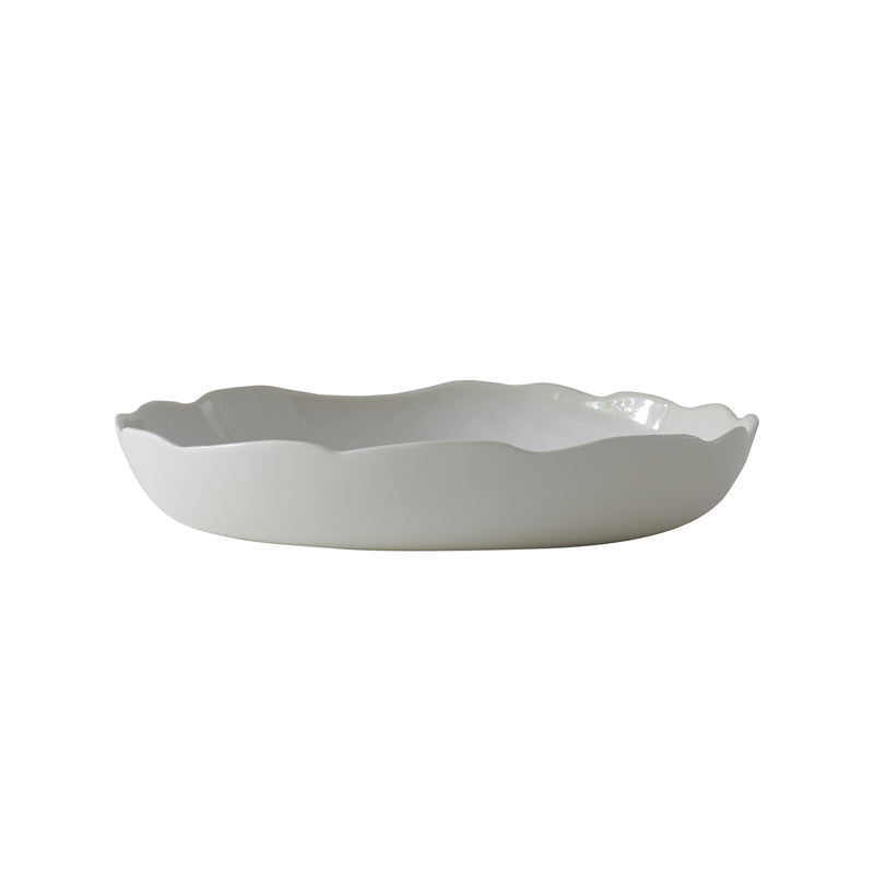 jars-r-fectoire-plat-rond-creux-perle-c-ramique-blanc image 1
