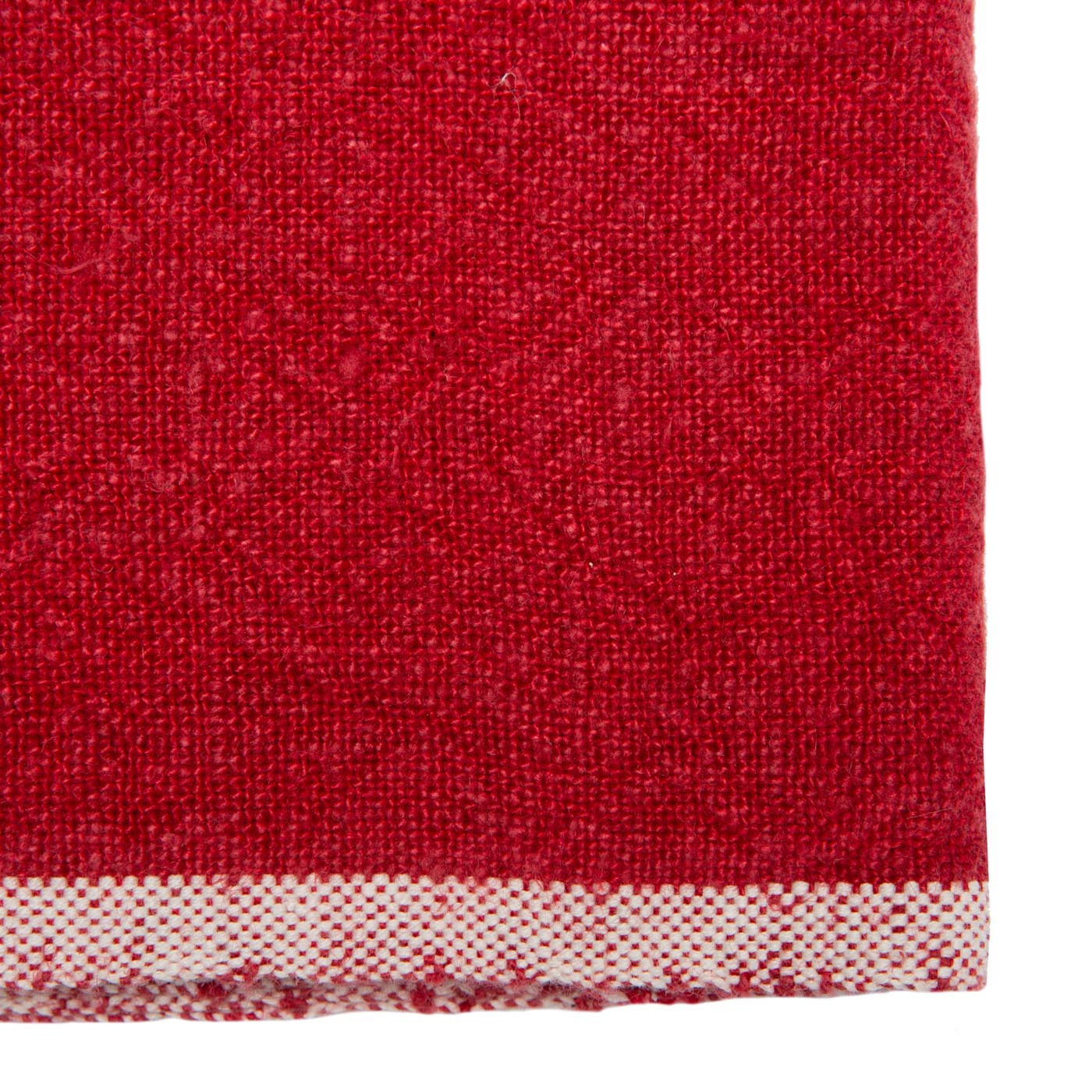 couleur-nature-chunky-linen-torchon-cuisine-rouge-lot-de-2-lin image 2