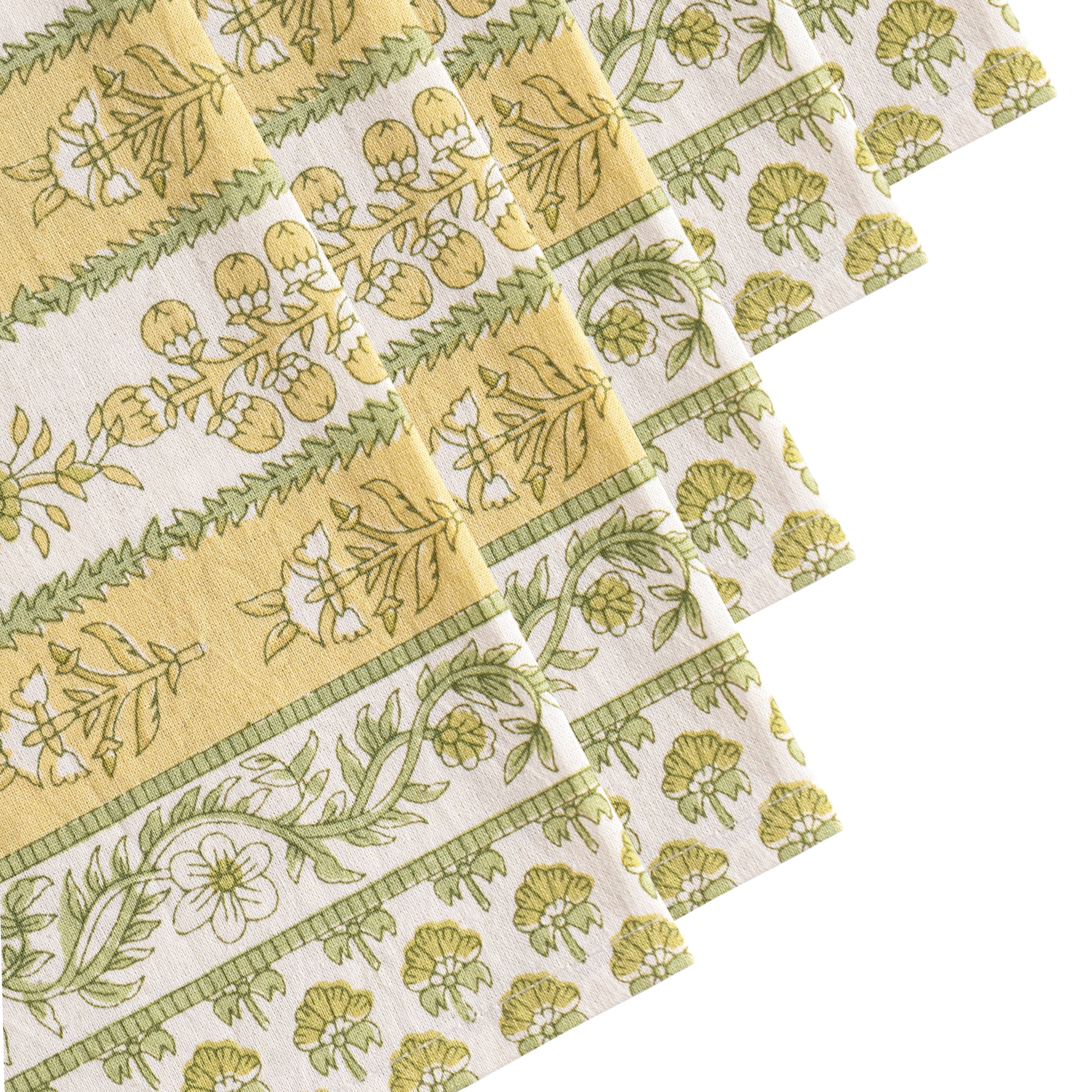couleur-nature-avignon-pistache-serviette-coton-motif-lot-de-6 image 7