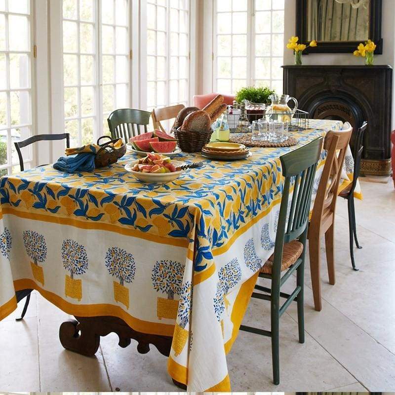 couleur-nature-lemon-tree-nappe-rectangulaire-71x106-jaune image 3