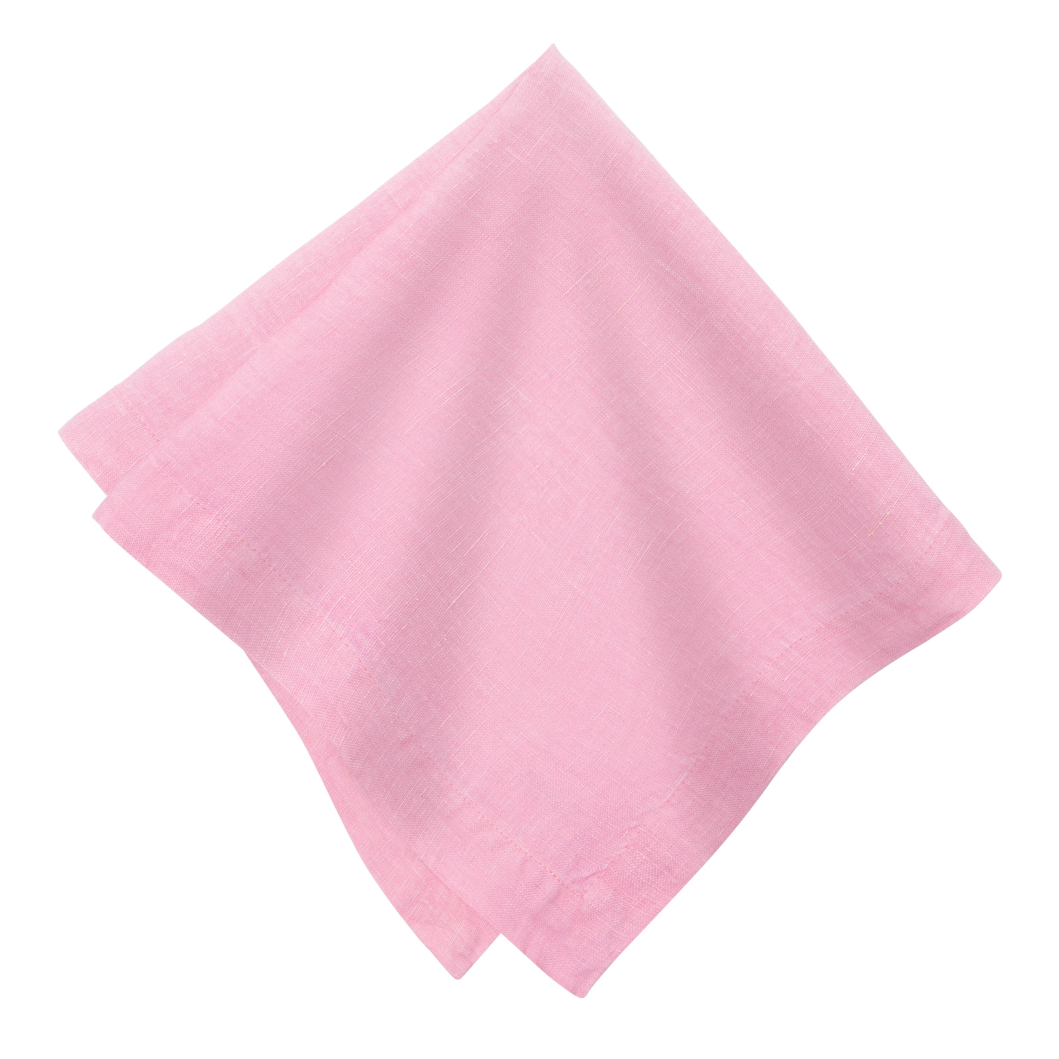 couleur-nature-everyday-napkins-serviettes-table-pivoine-lot-4-lin image 1