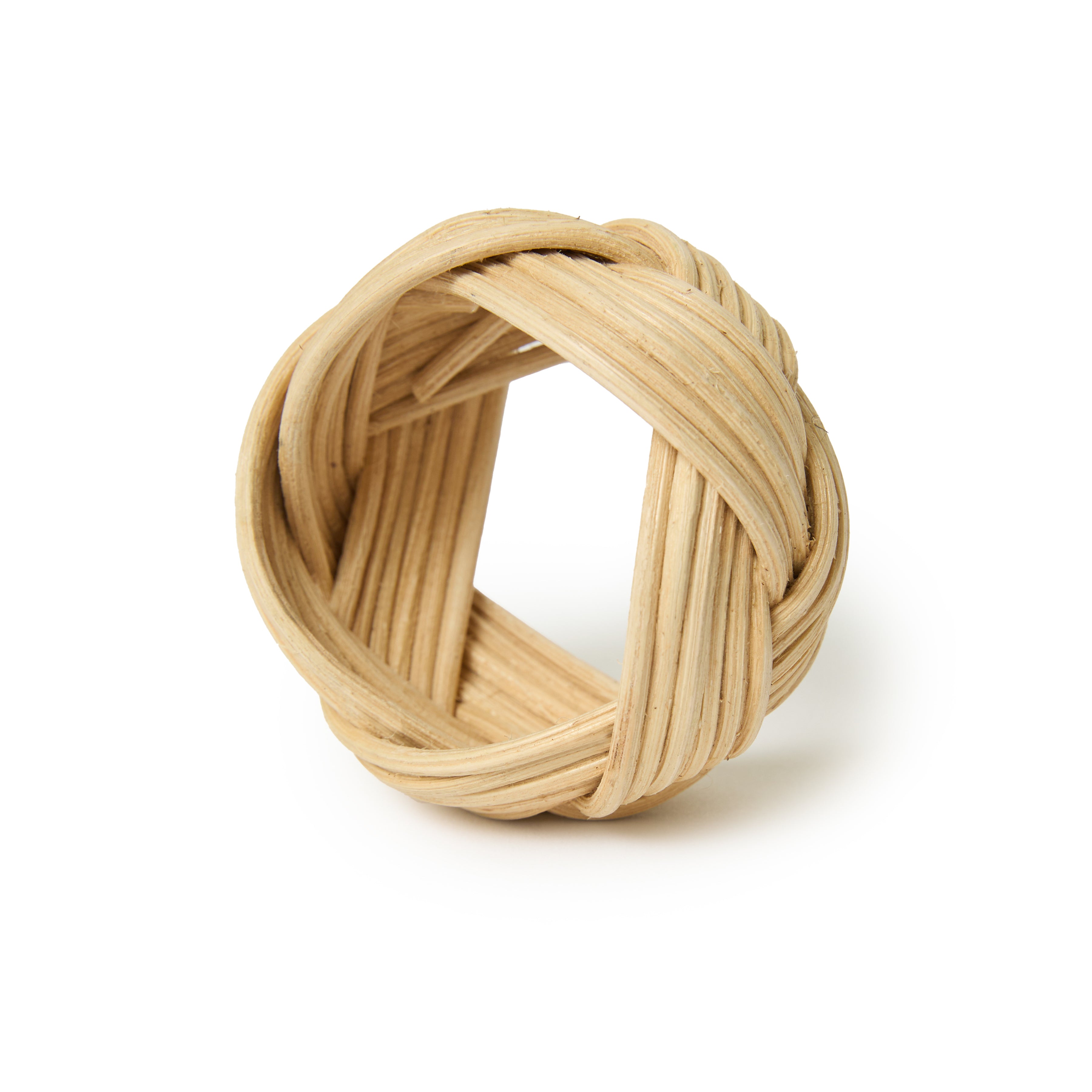 couleur-nature-braided-weave-ronds-de-serviette-rotin-lot-de-4 image 1