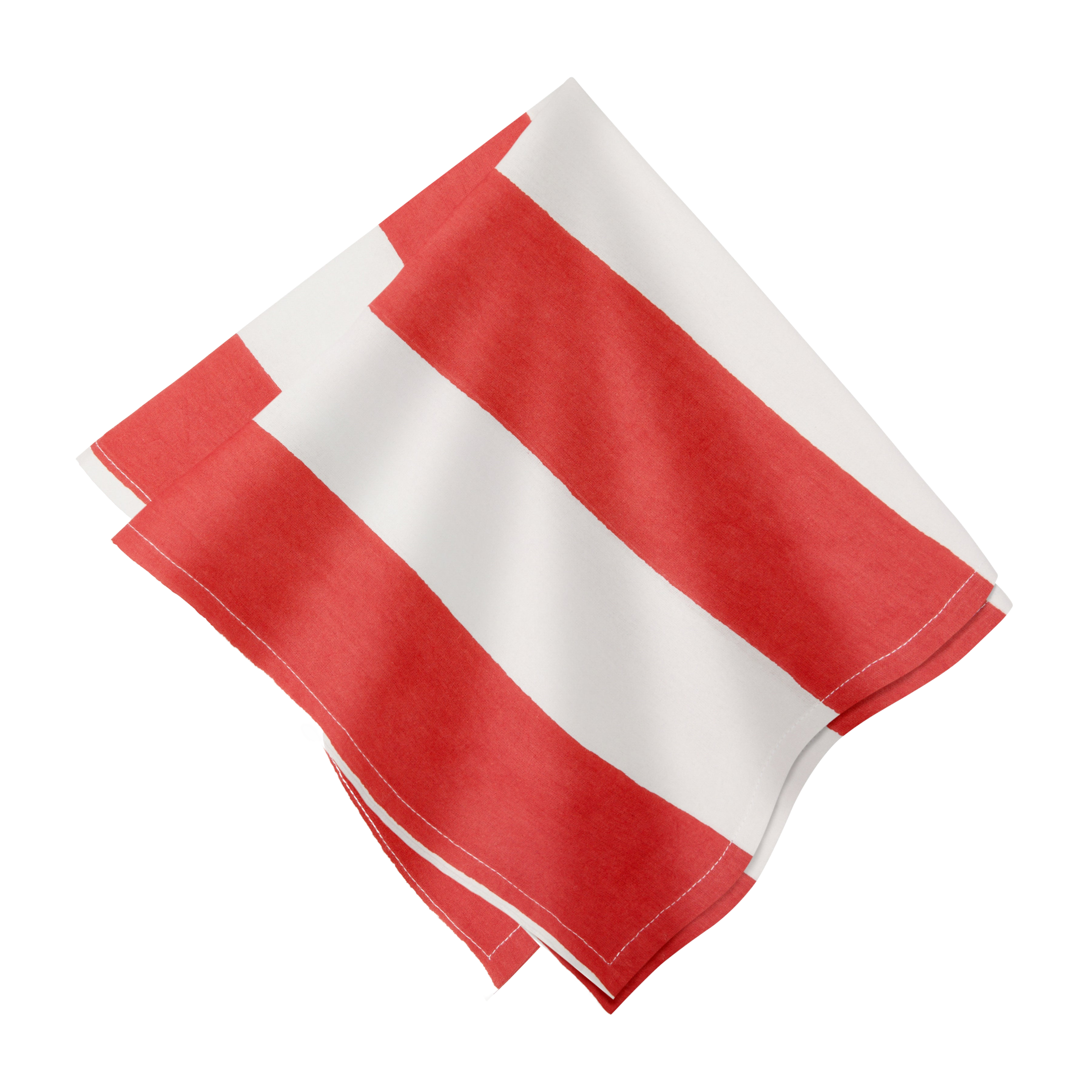 couleur-nature-st-tropez-nappe-tissu-rayures-rouges-lin-coton image 6