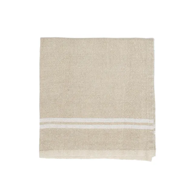 couleur-nature-vintage-linen-serviettes-table-ivoire-lot-4 image 1