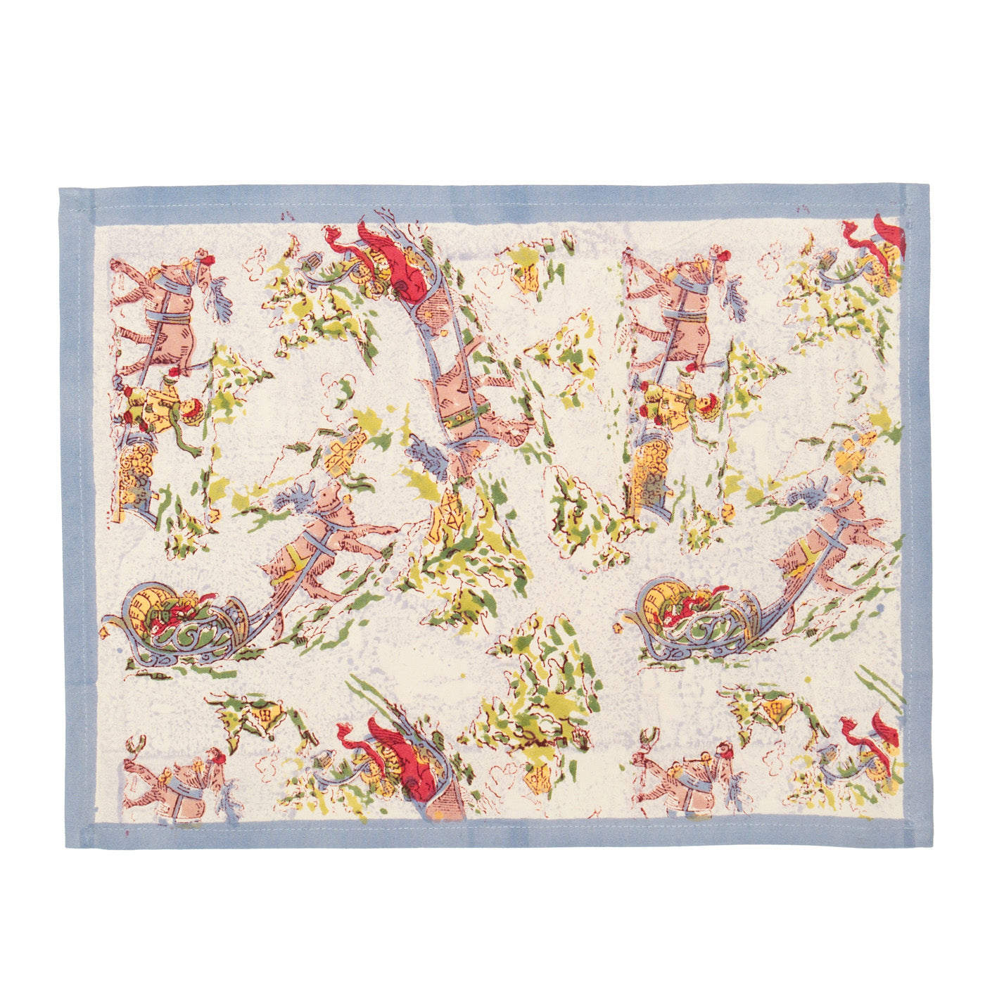 couleur-nature-renne-sets-de-table-coton-gris-bleu-lot-6 image 4