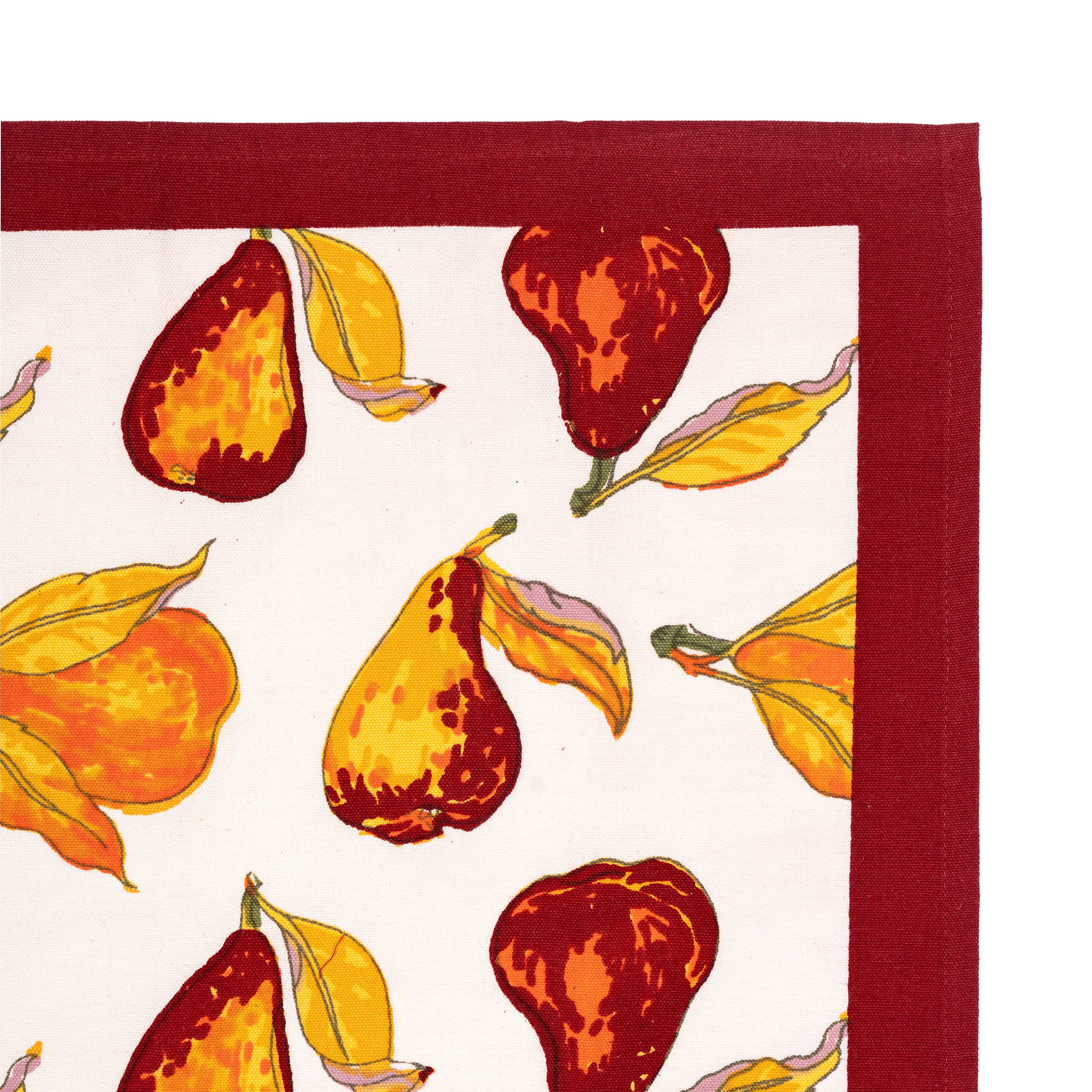 couleur-nature-orchard-pear-torchons-lin-bordeaux-lot-3 image 2