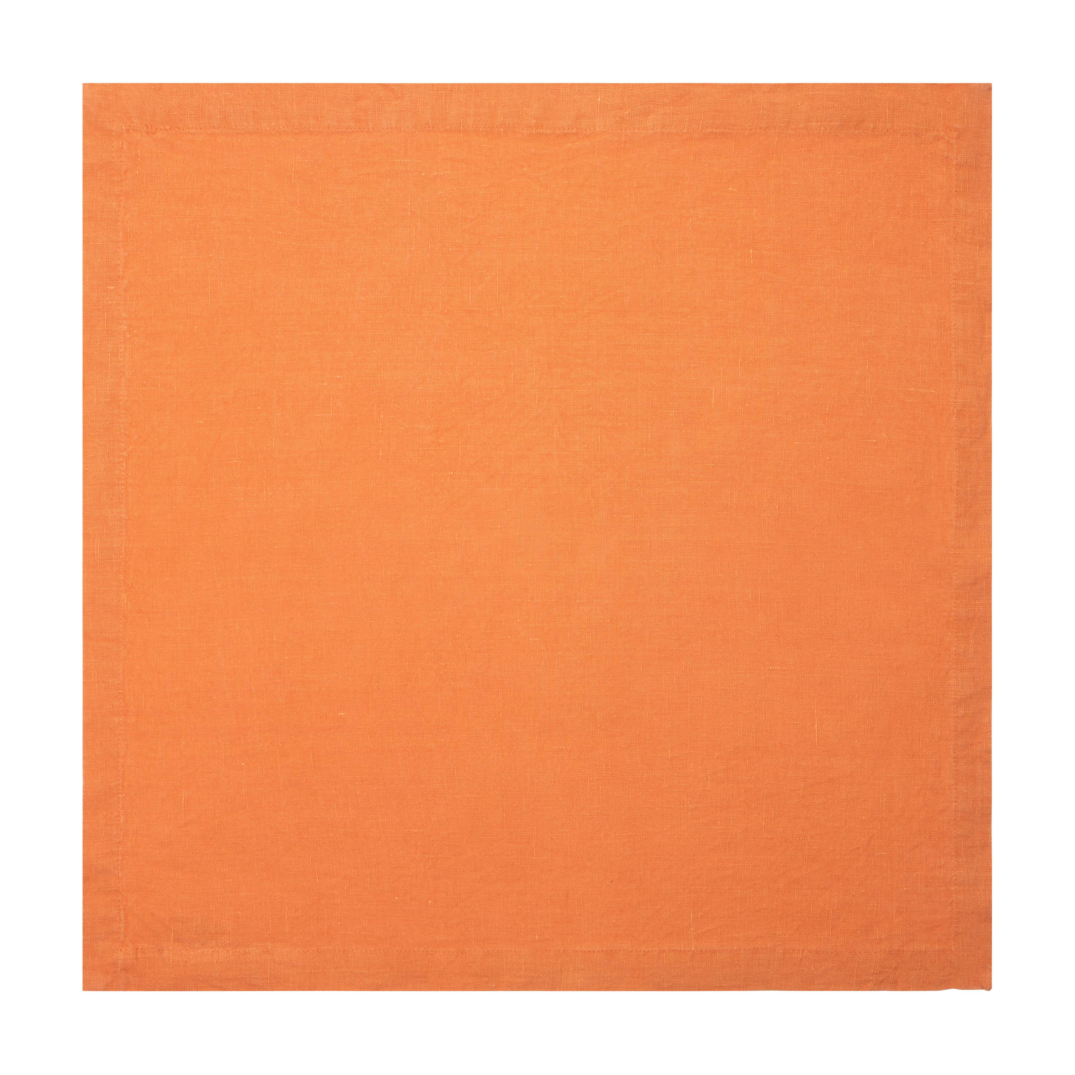 couleur-nature-everyday-clementine-serviettes-lin-lot-4-orange image 7