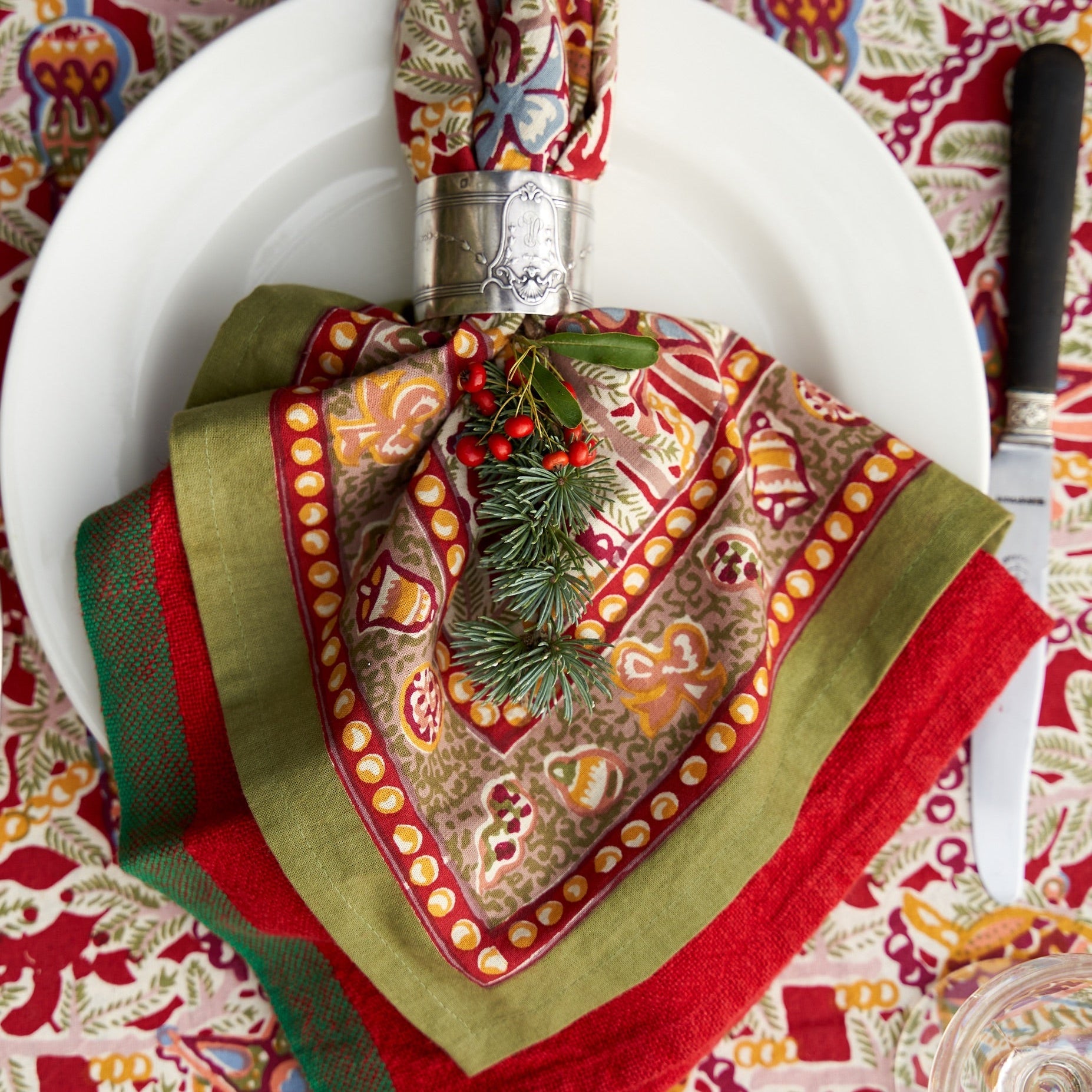couleur-nature-no-l-serviettes-de-table-coton-lot-6-no-l image 6