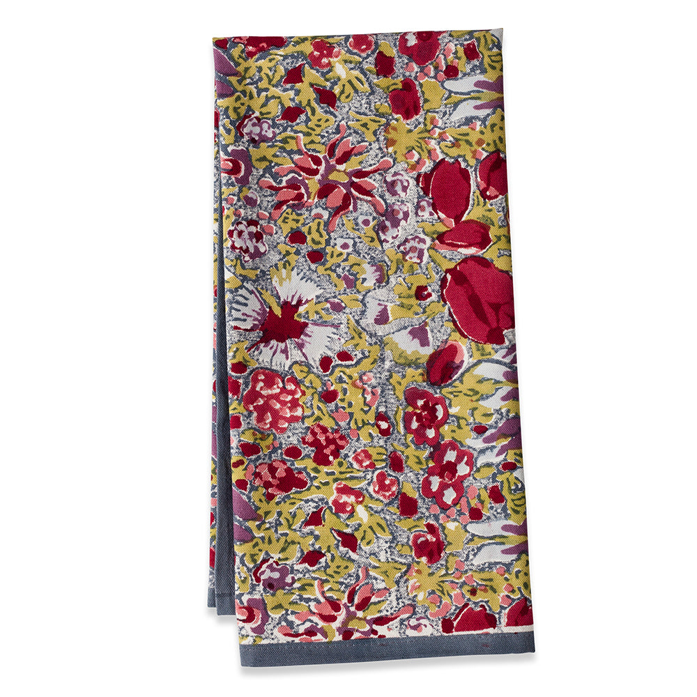 couleur-nature-jardin-torchons-coton-rouge-gris-lot-3 image 1