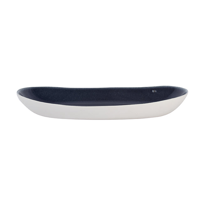 jars-c-ramistes-r-fectoire-plat-allong-bleu-nuit-craquel image 1