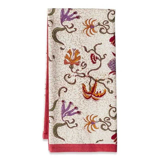 couleur-nature-fleur-des-indes-torchons-coton-lot-3-ivoire image 1