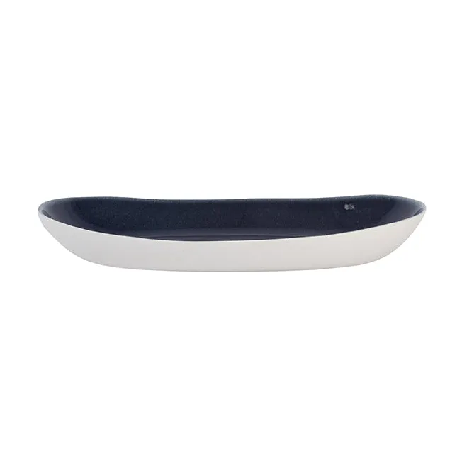 jars-c-ramistes-r-fectoire-plat-allong-bleu-nuit-craquel image 1