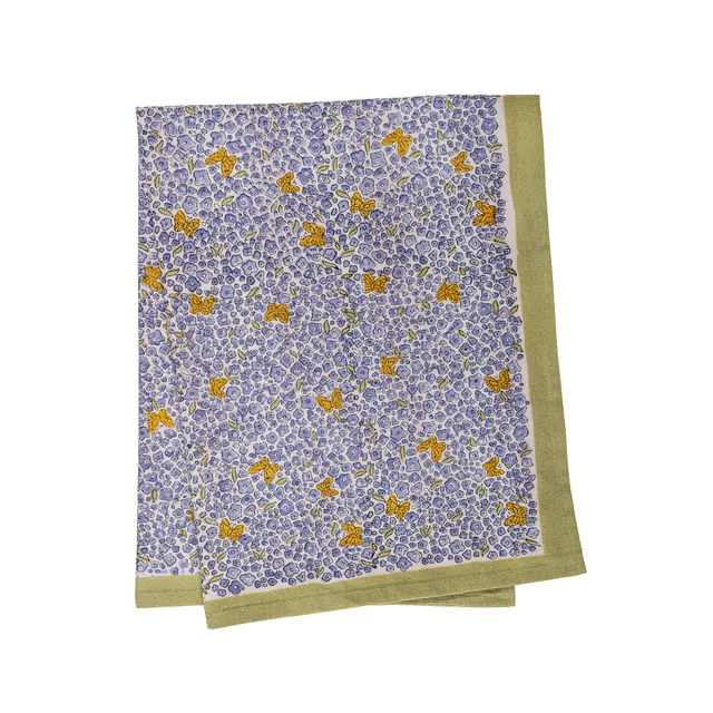 couleur-nature-lavender-bouquet-torchons-violet-lot-3-coton-20x30 image 1