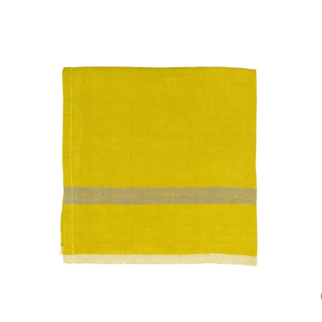couleur-nature-laundered-linen-lime-grey-serviette-lin-lot-de-4 image 1