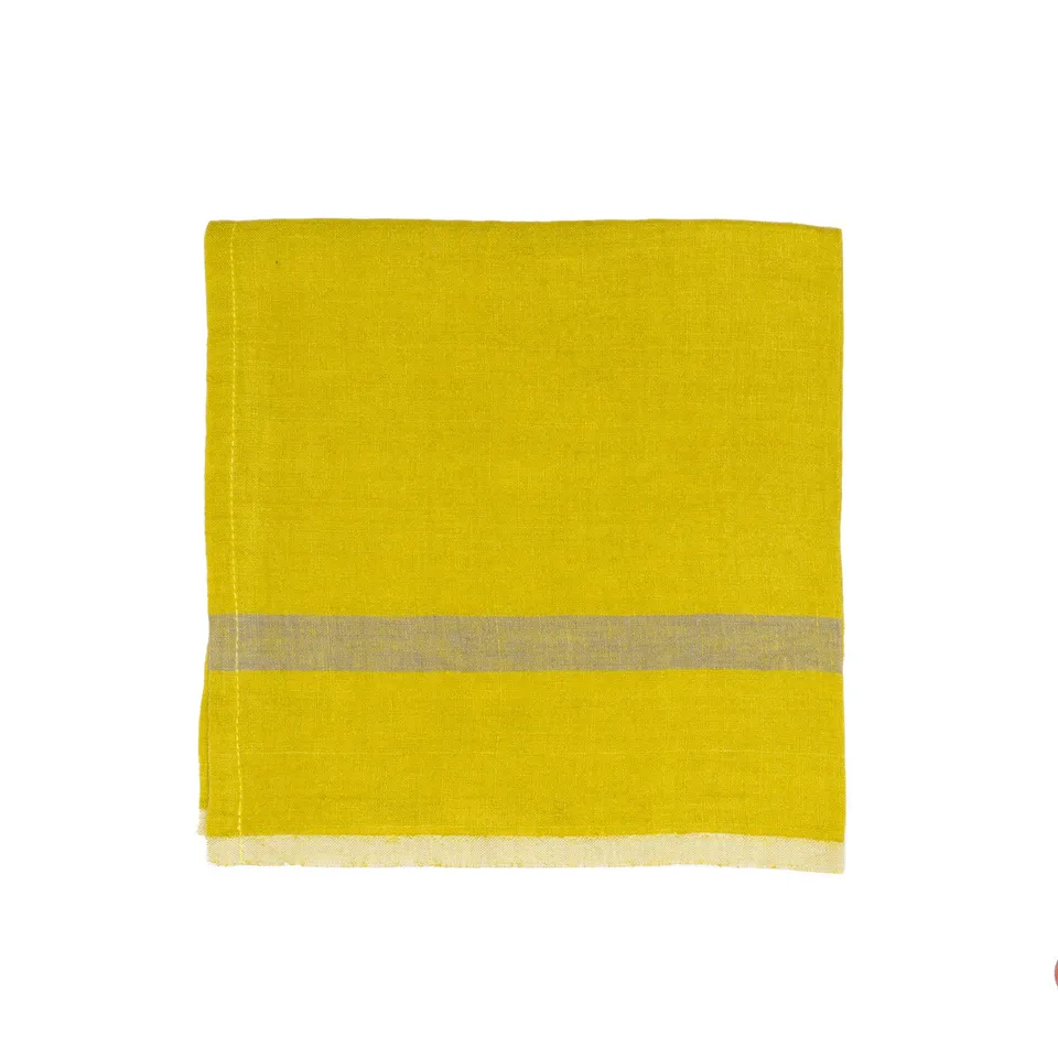 couleur-nature-laundered-linen-lime-grey-serviette-lin-lot-de-4 image 1