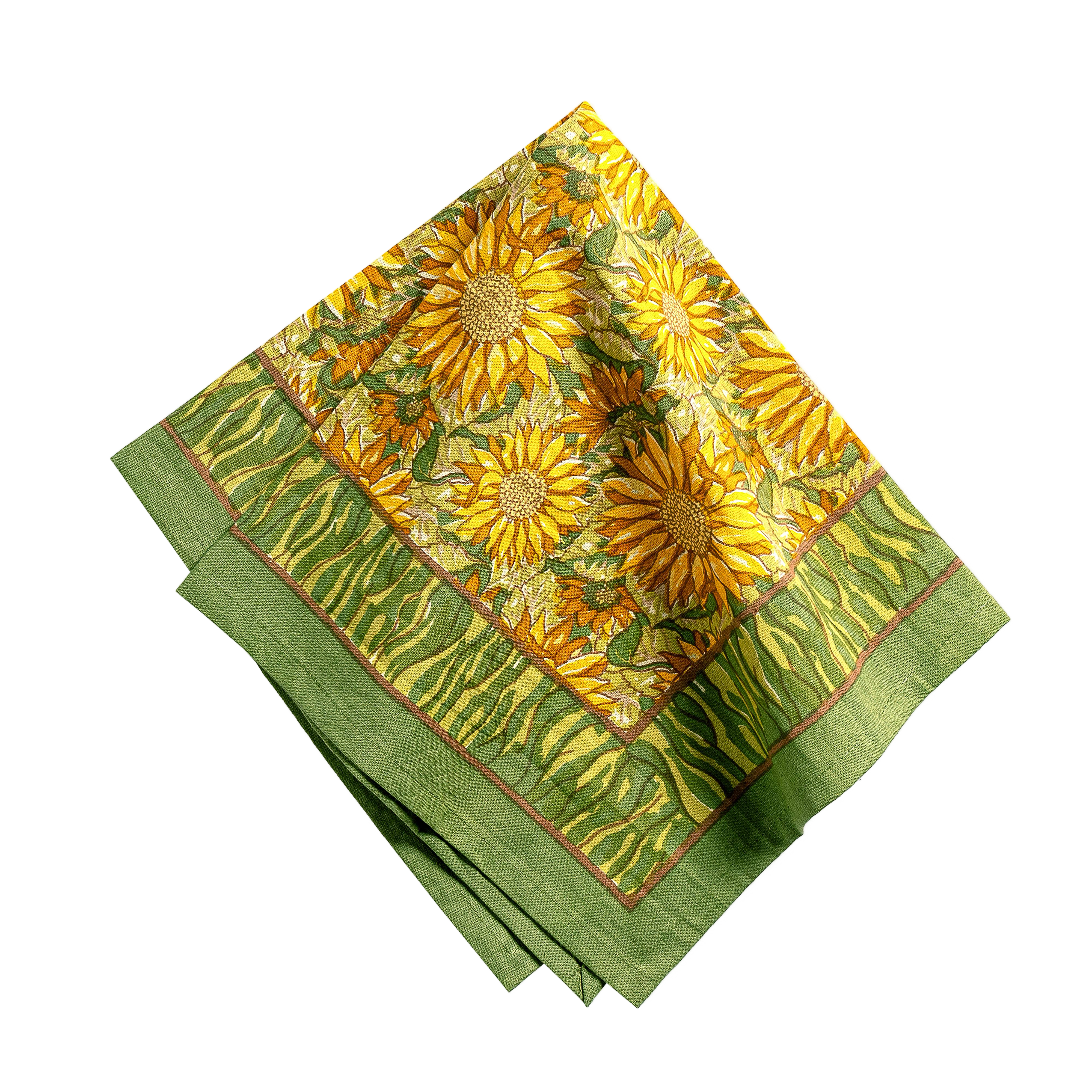 couleur-nature-sunflower-nappe-jaune-vert-rectangle-59x86 image 6