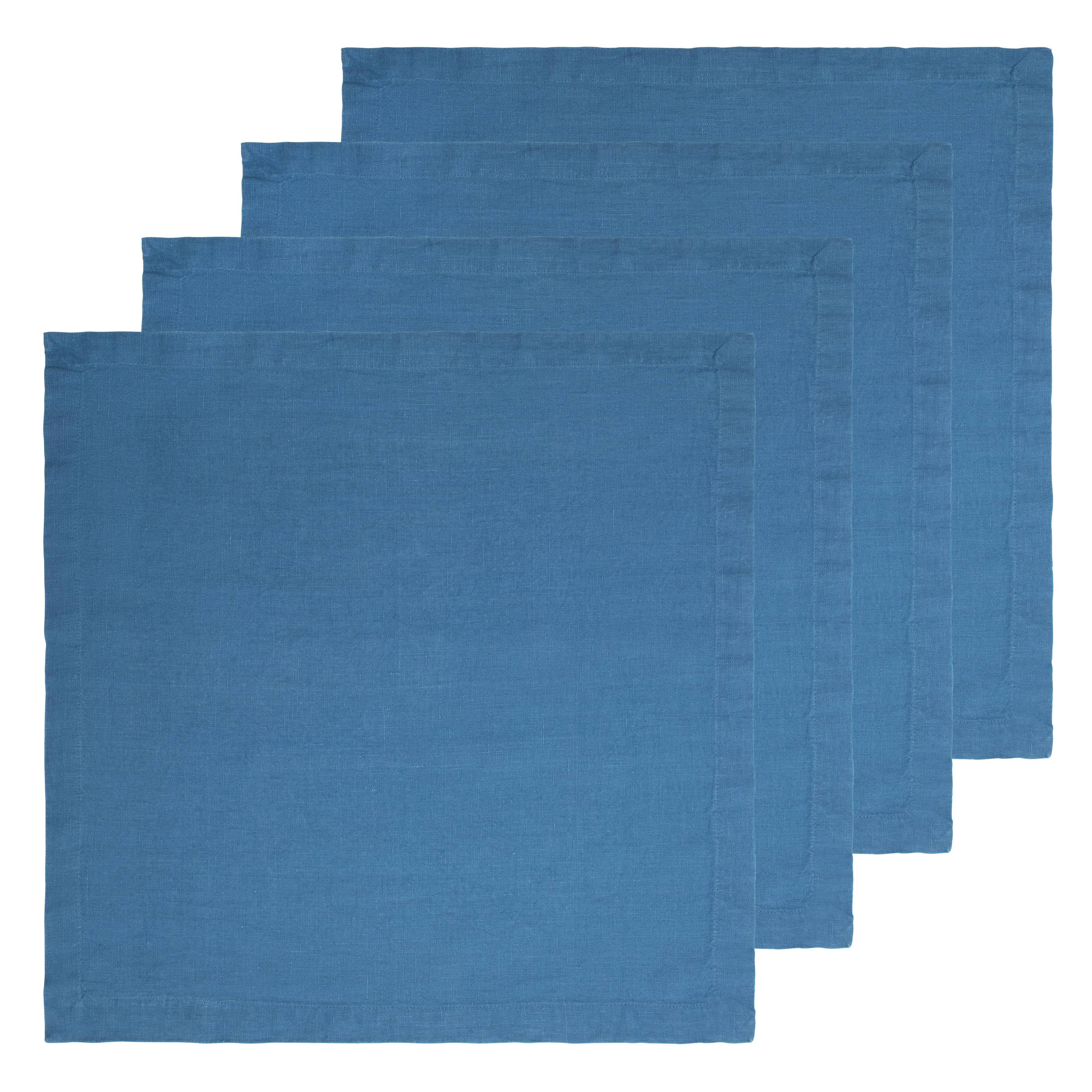 couleur-nature-everyday-napkins-serviettes-lin-bleu-lake-lot-4 image 5