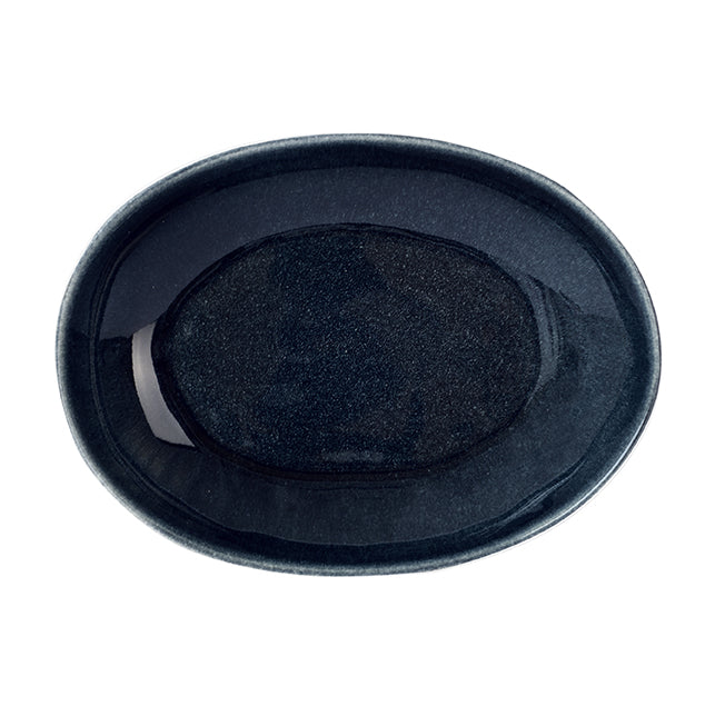 jars-r-fectoire-plat-ovale-bleu-nuit-plat-c-ramique image 2