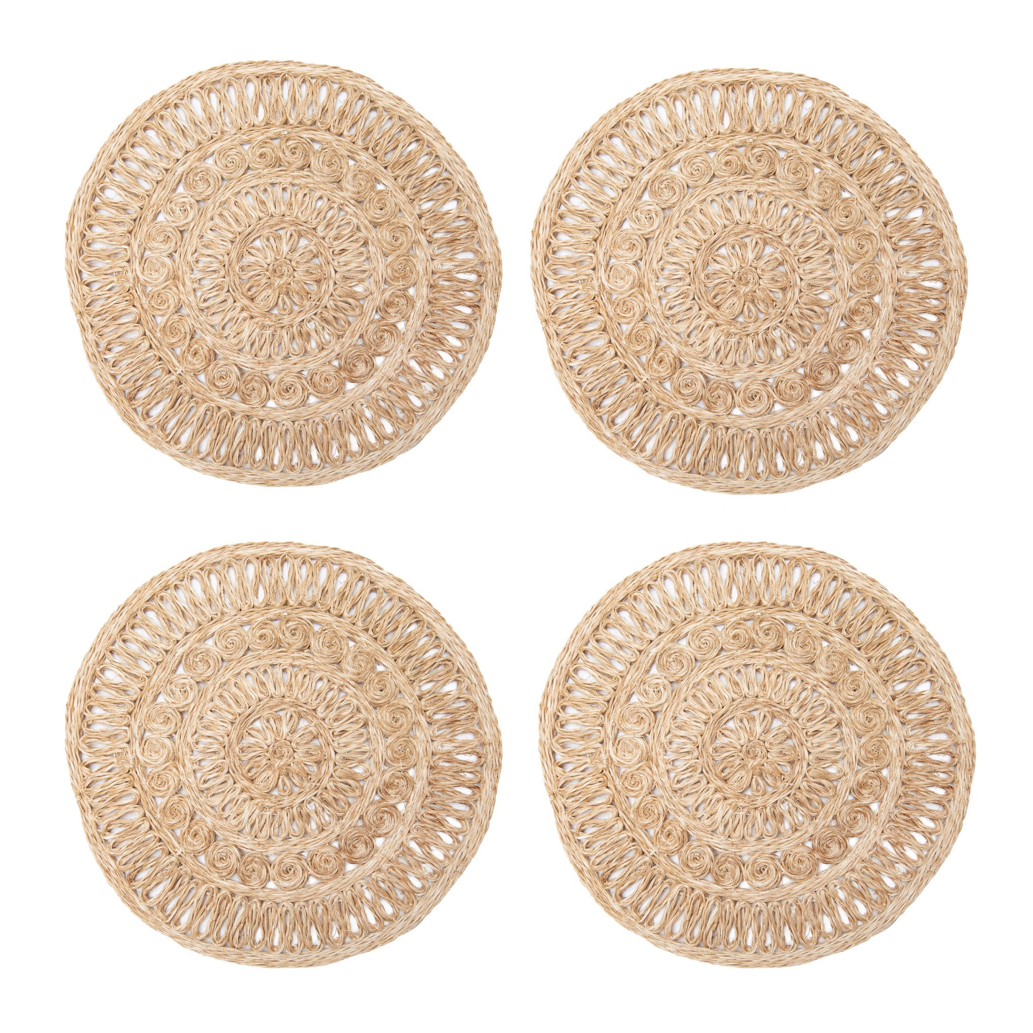 couleur-nature-circolo-set-de-table-abaca-lot-de-4-rond image 6