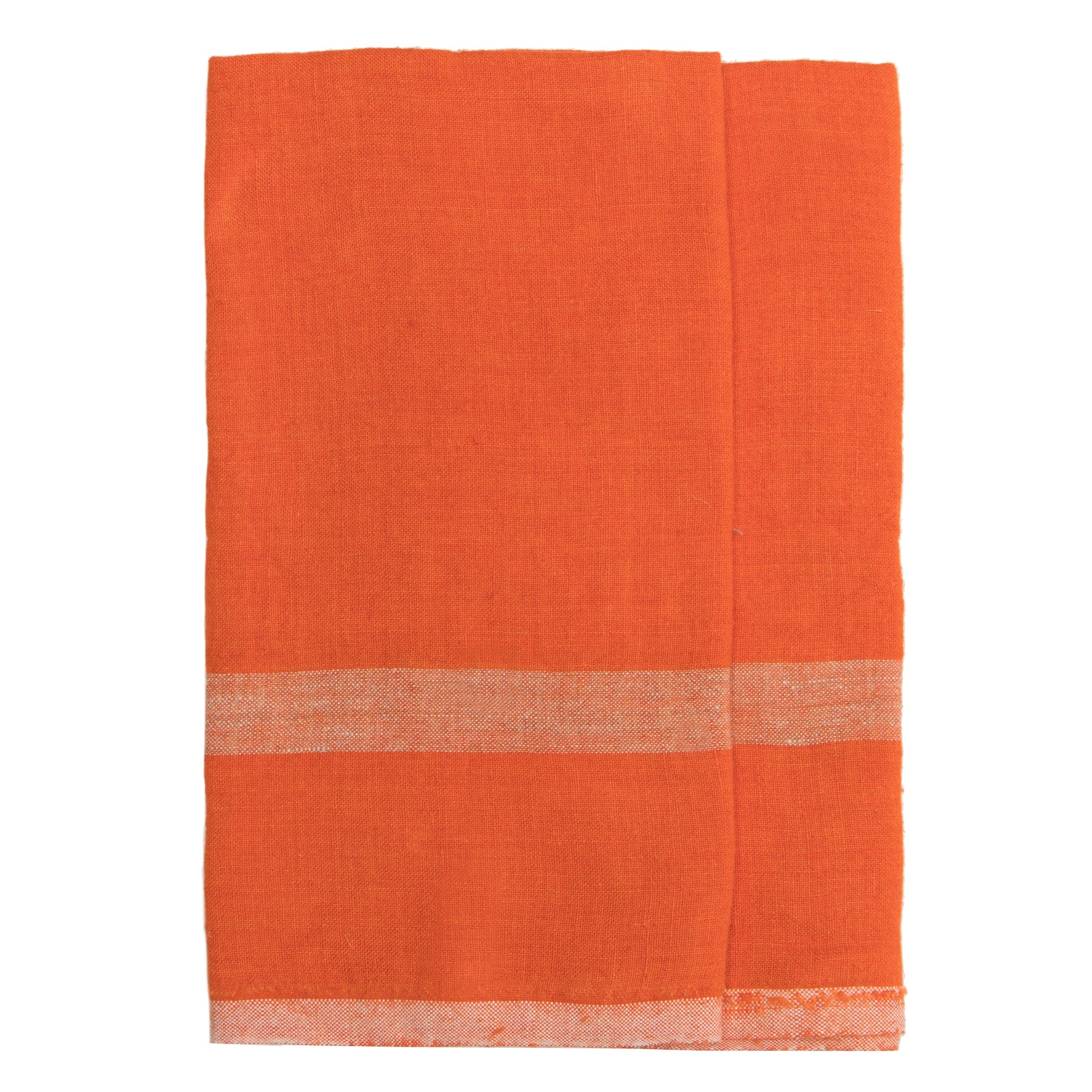 couleur-nature-laundered-linen-torchon-lin-orange-lot-de-2 image 2