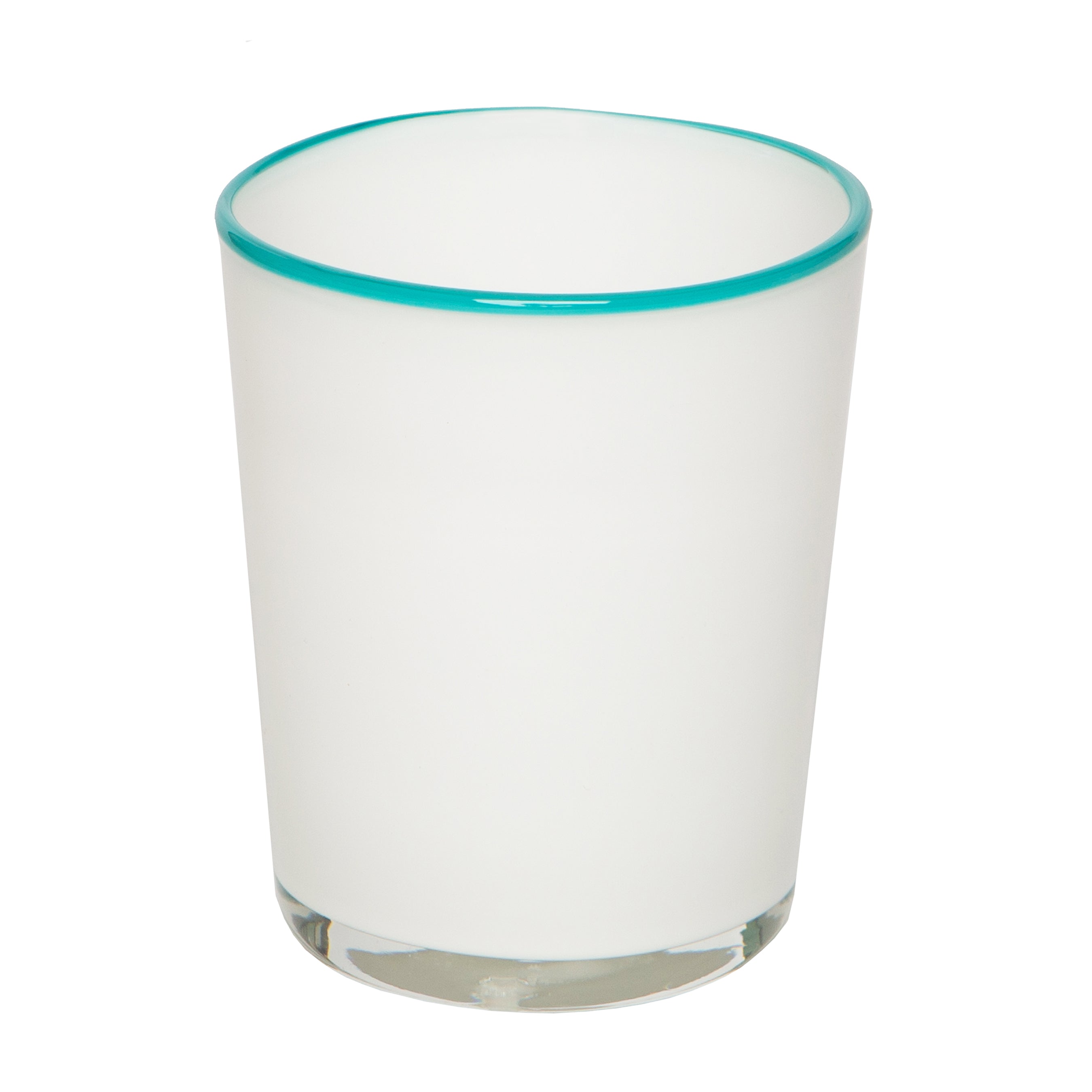 couleur-nature-summer-glass-verres-blanc-turquoise-lot-4-verre-marin image 2