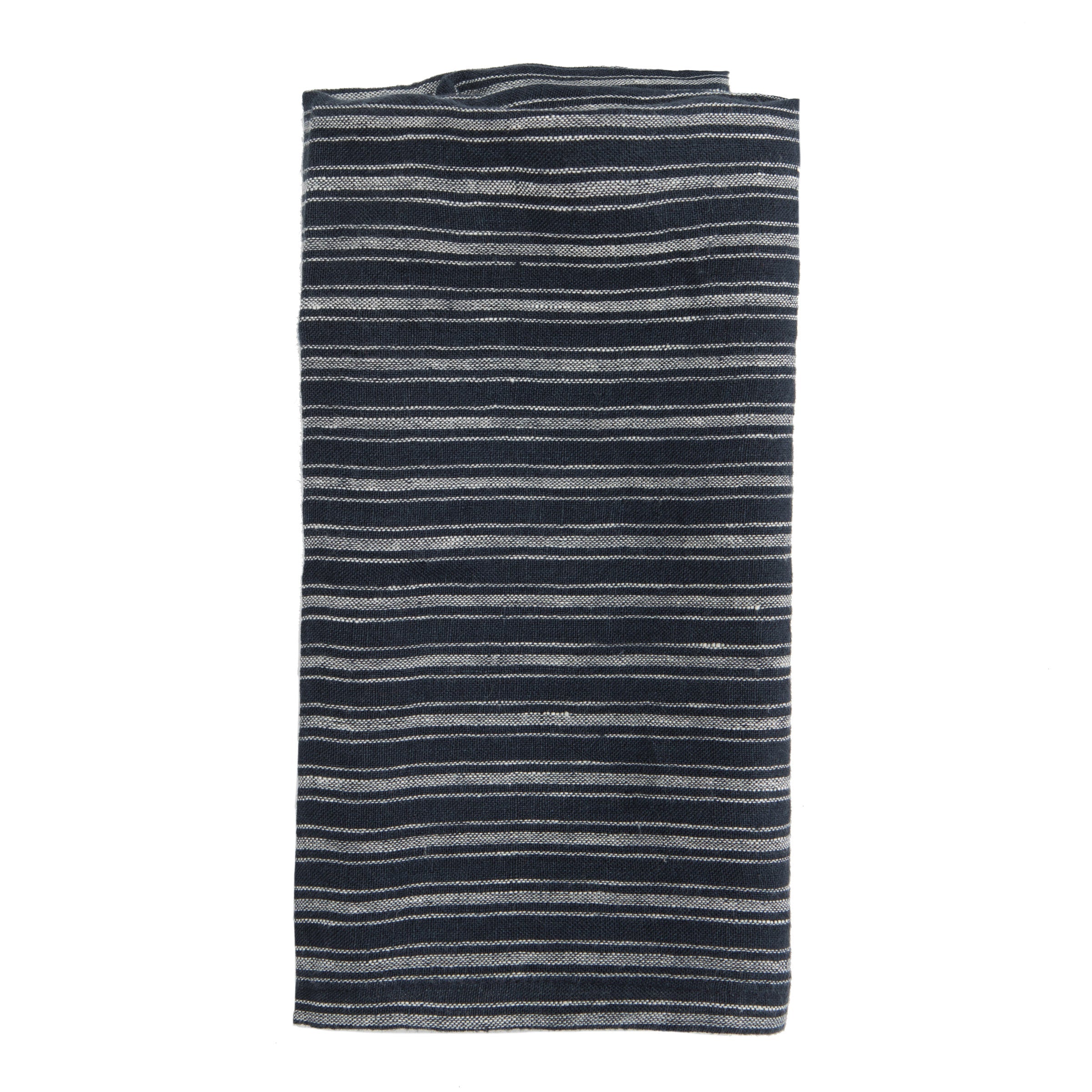 couleur-nature-boat-stripe-torchons-cuisine-lin-indigo-lot-2 image 1