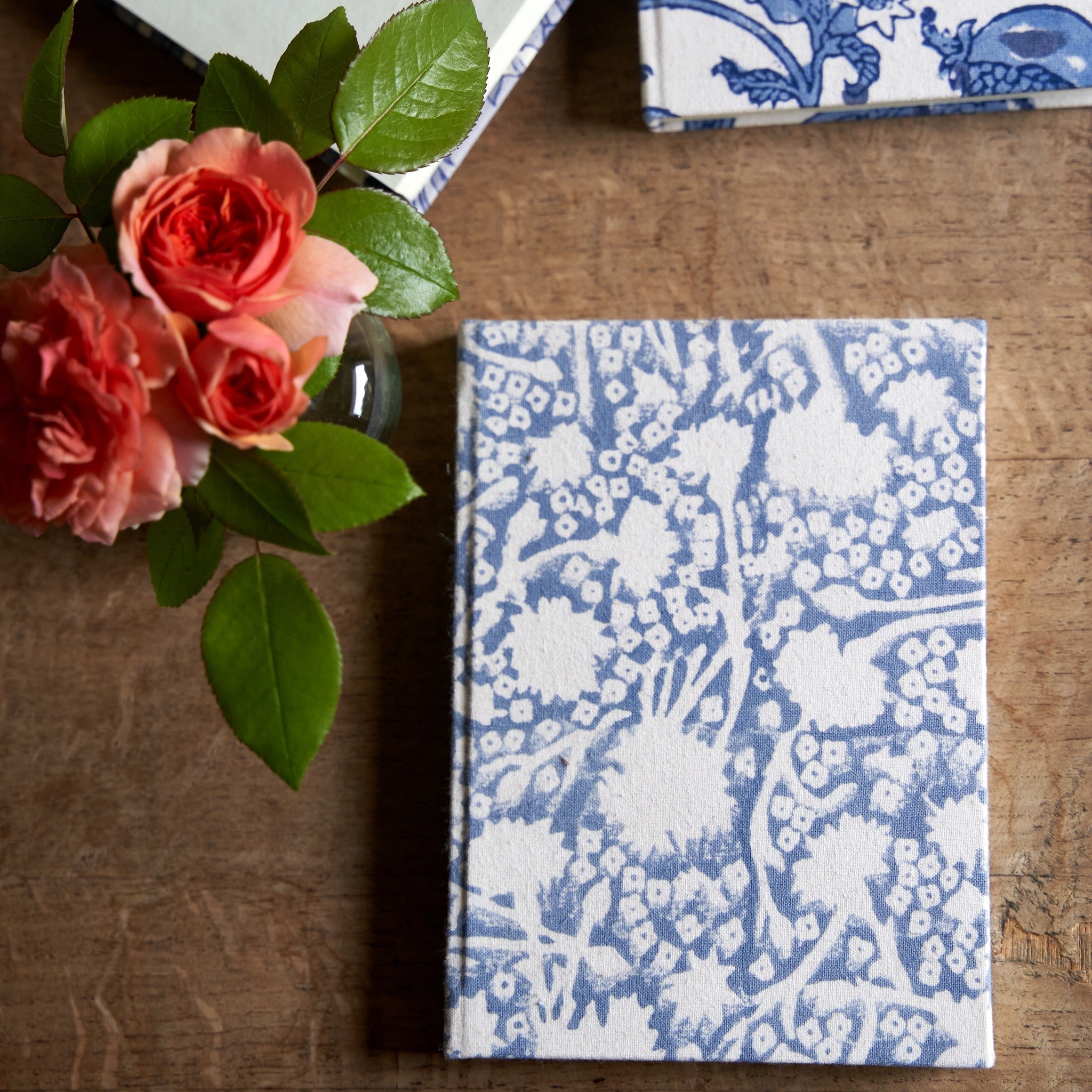couleur-nature-meadows-bleu-carnet-tissu-5x7 image 2