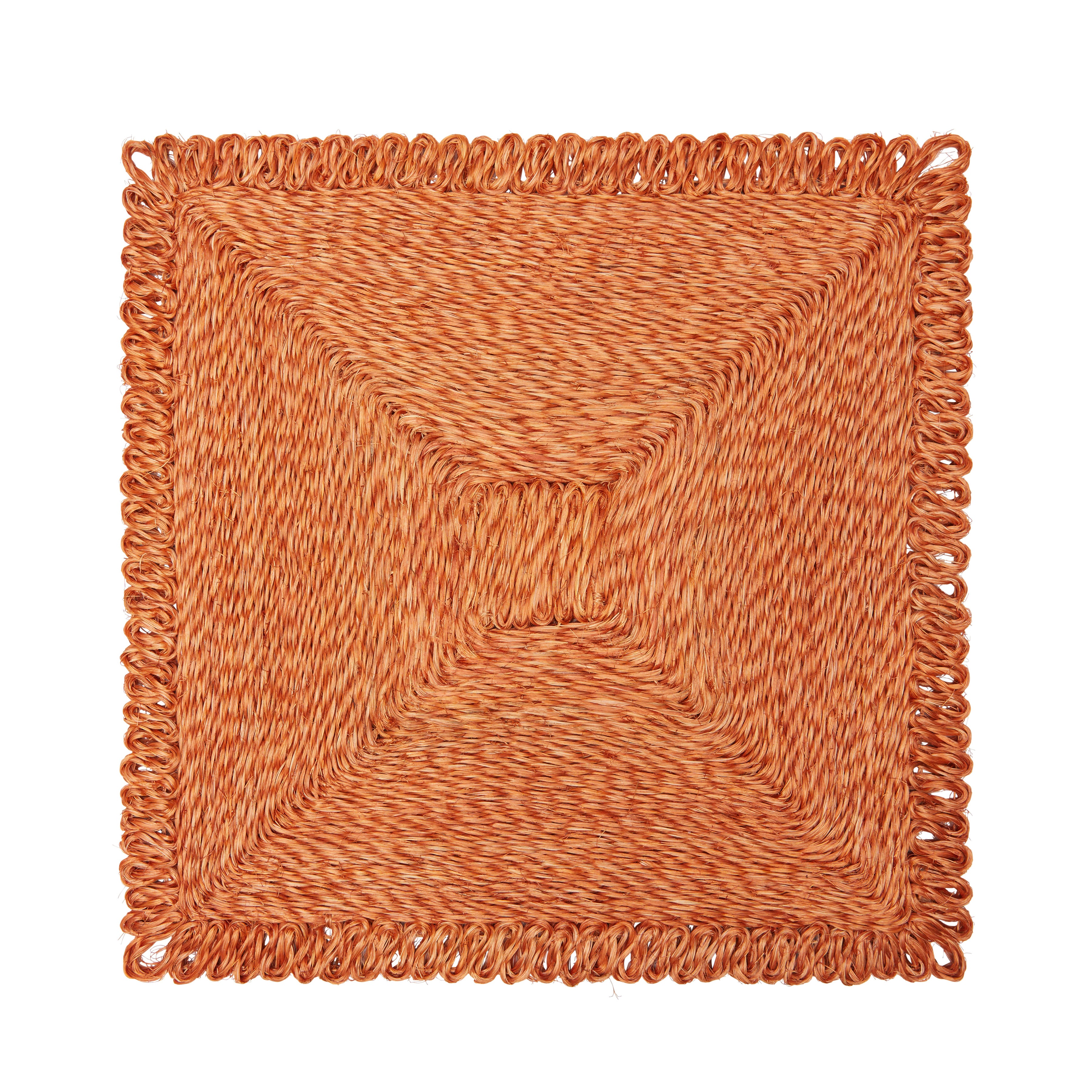 couleur-nature-loopy-square-sets-de-table-cl-mentine-lot-4 image 1