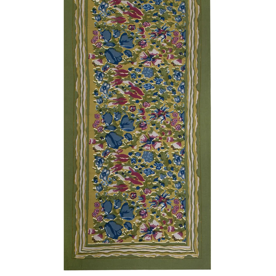 couleur-nature-jardin-chemin-de-table-bleu-vert-16x72-coton image 1