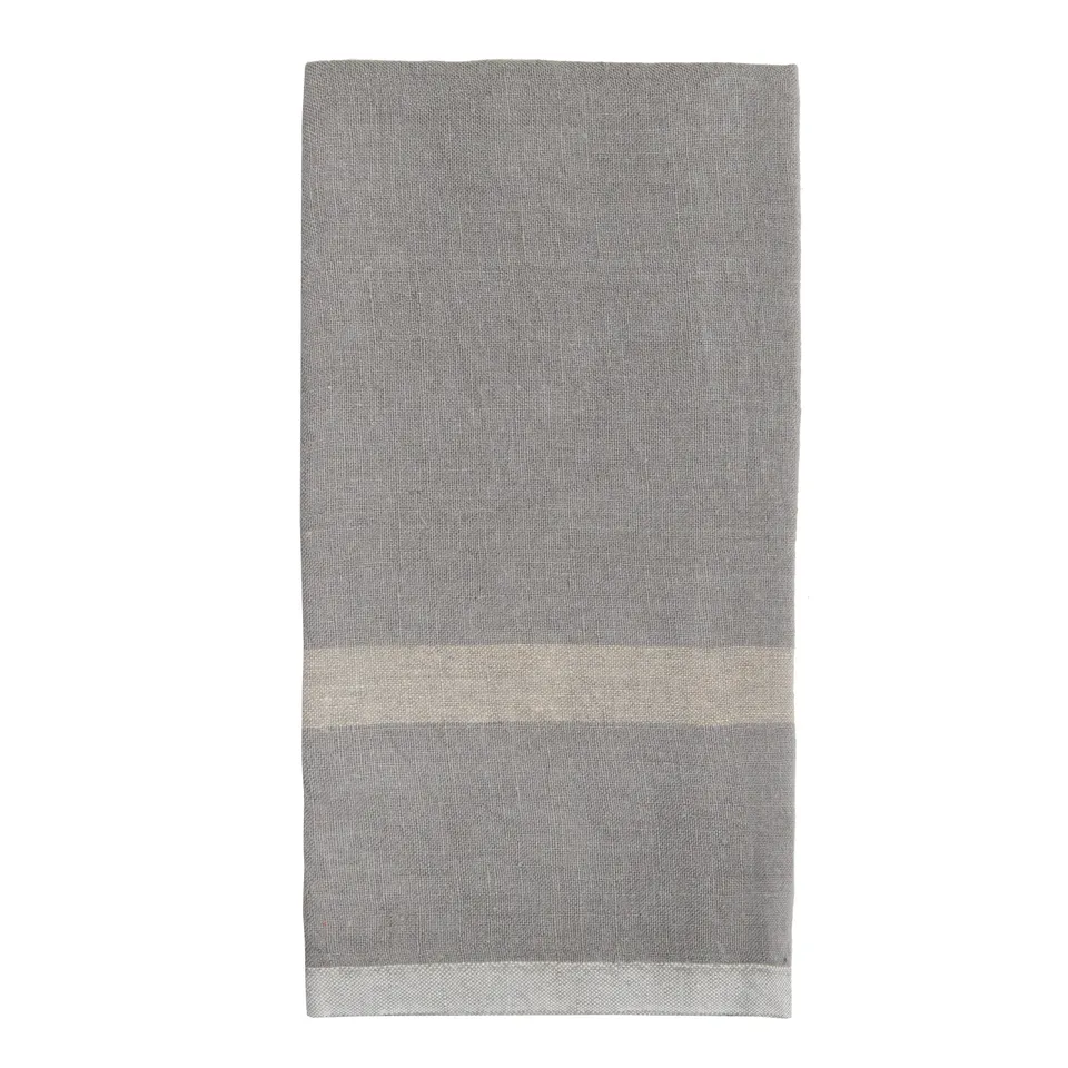 couleur-nature-lin-torchon-cuisine-gris-naturel-lot-de-2-lin image 1