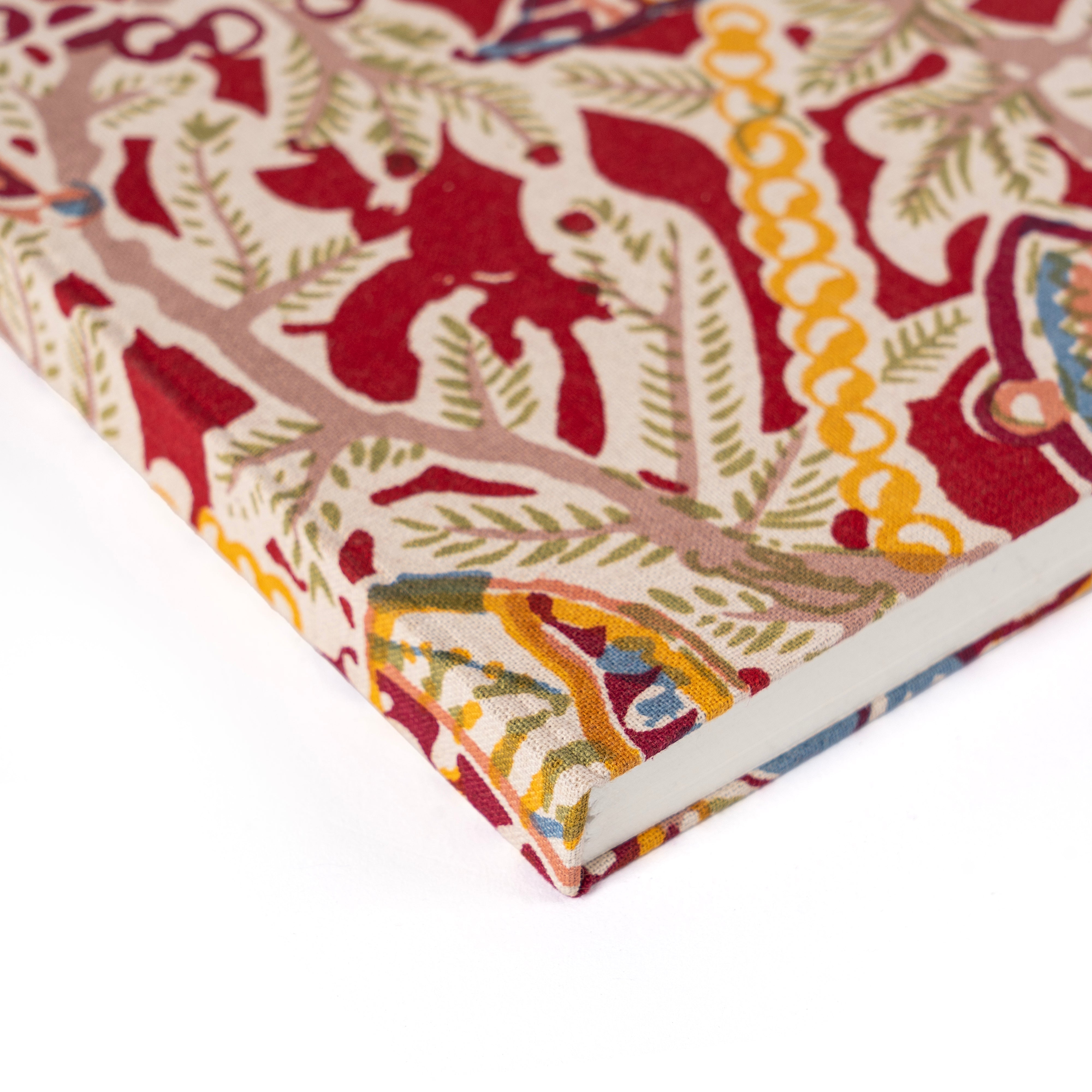 couleur-nature-no-l-carnet-tissu-rouge-vert-13x18-cm-60-pages image 2