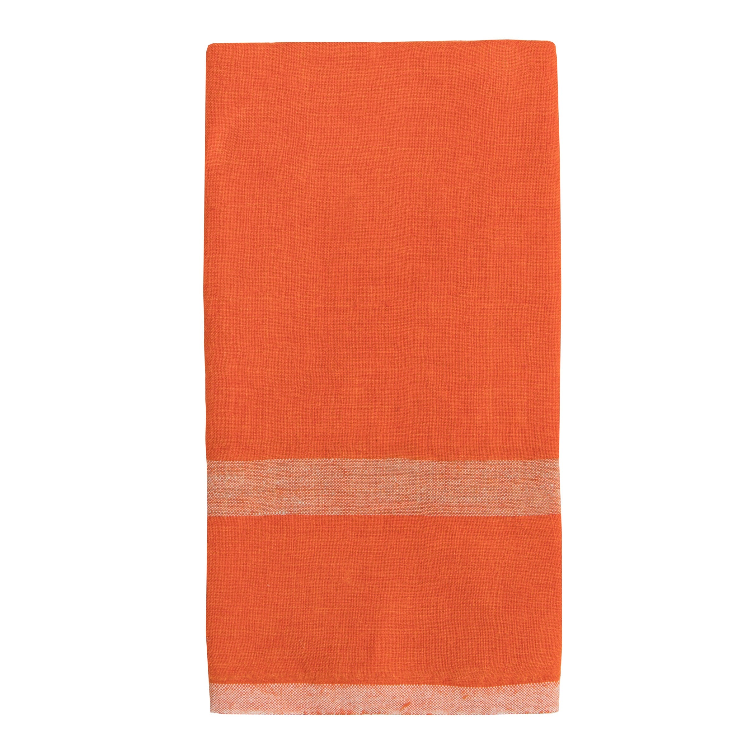 couleur-nature-laundered-linen-torchon-lin-orange-lot-de-2 image 1