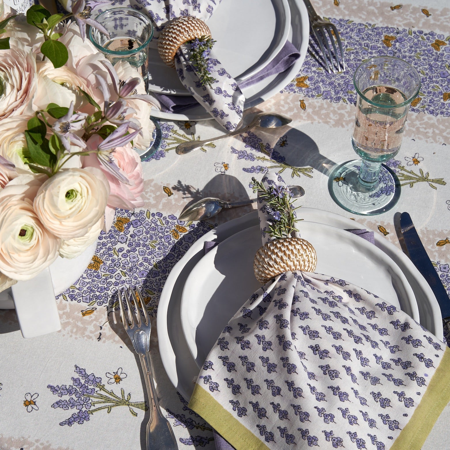 couleur-nature-lavender-bouquet-serviettes-violet-lot-6 image 2