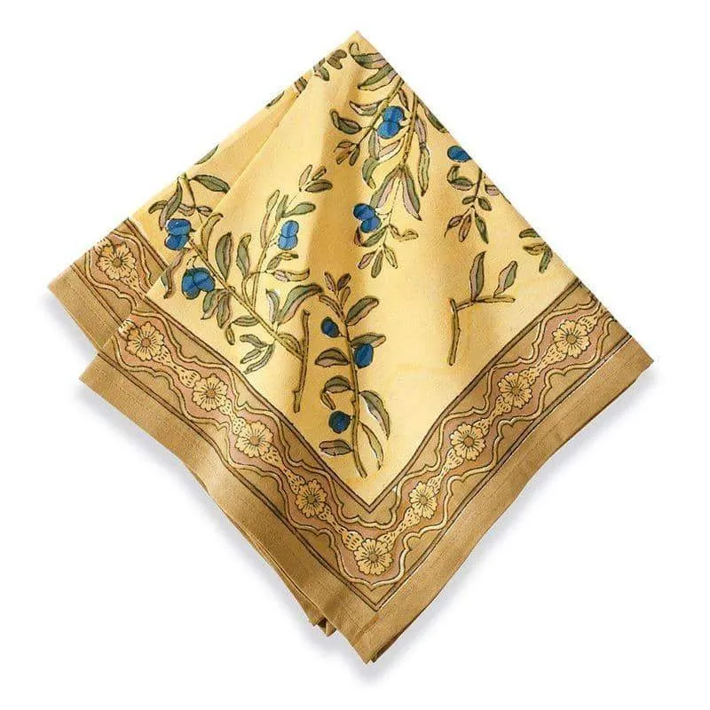 couleur-nature-olive-tree-serviettes-table-tissu-lot-6-coton image 1