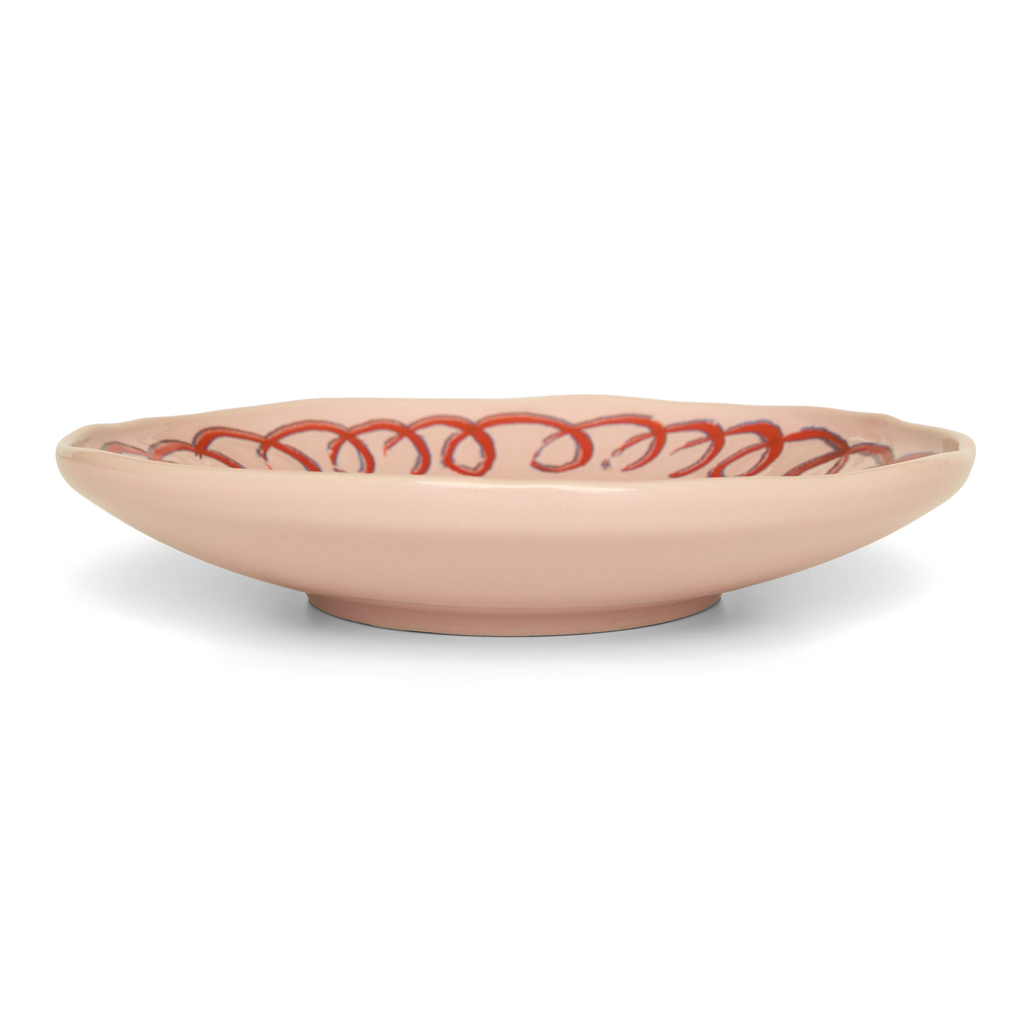 couleur-nature-amalfi-assiette-dessert-c-ramique-rose-23-cm image 2