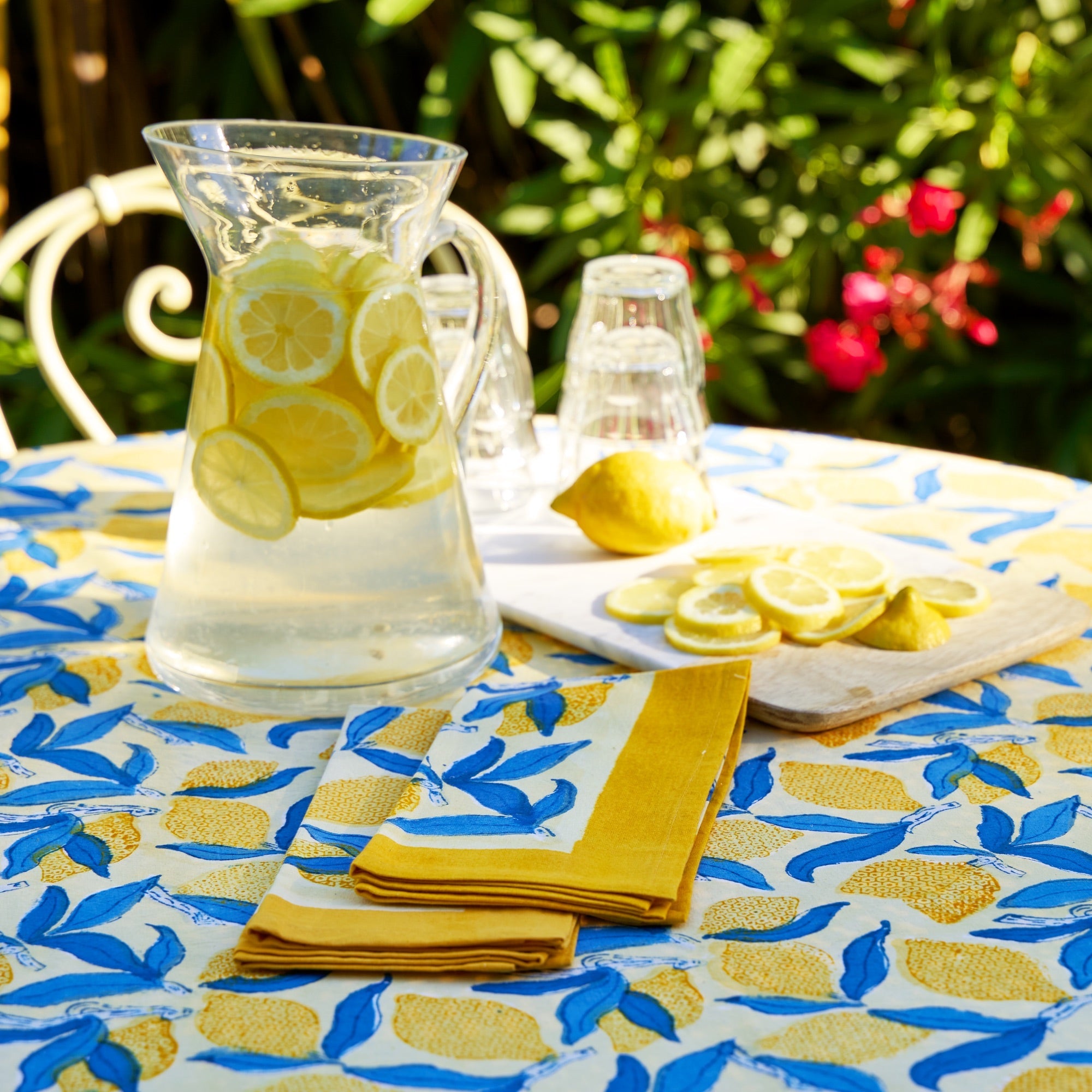 couleur-nature-lemon-tree-nappe-rectangulaire-71x106-jaune image 4