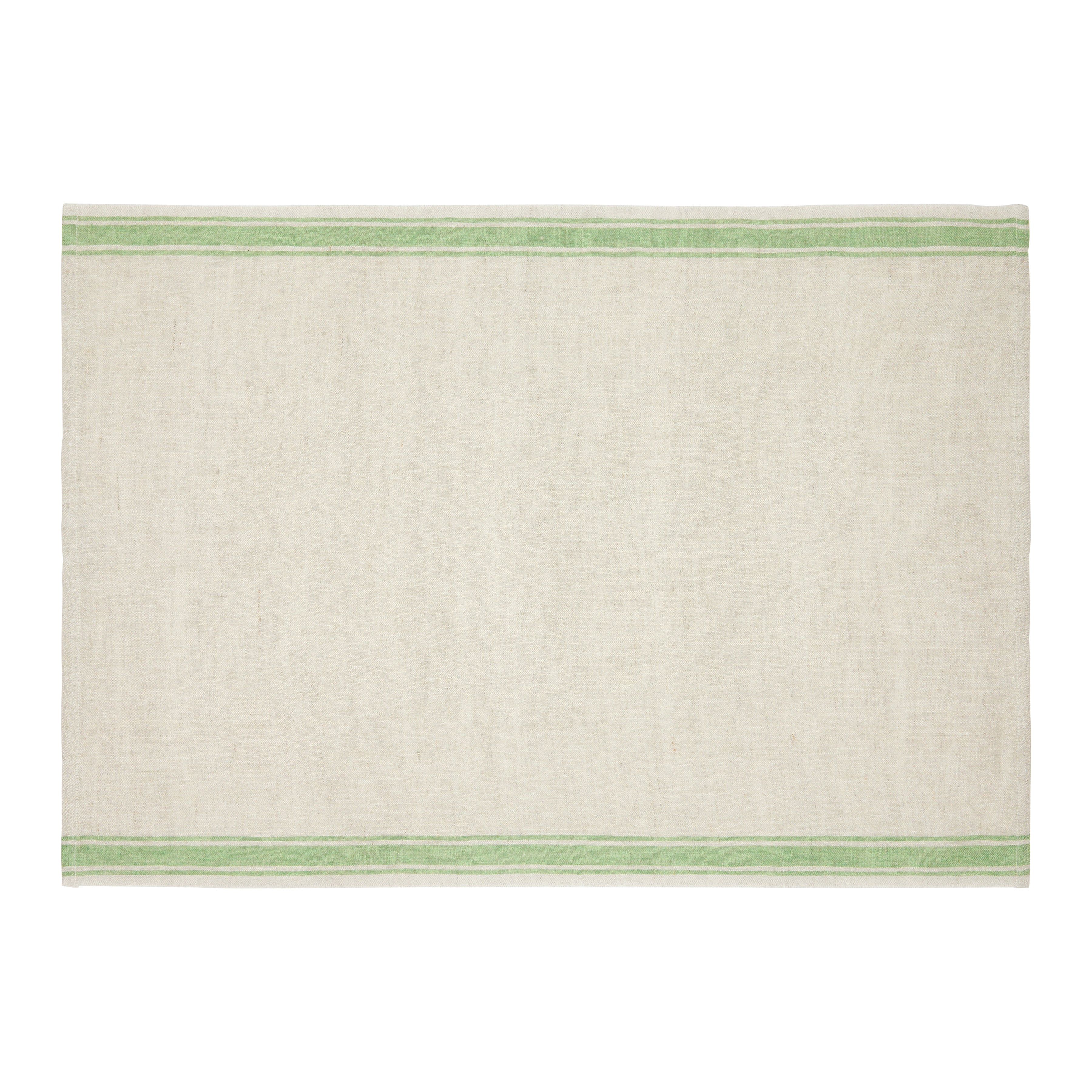 couleur-nature-easter-spring-torchon-cuisine-vert-lot-de-2-lin-coton image 2