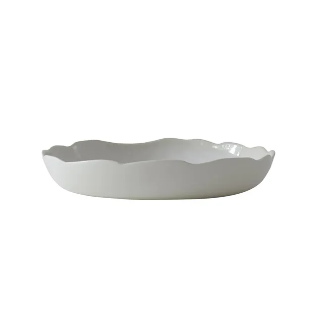 jars-r-fectoire-plat-rond-creux-perle-c-ramique-blanc image 1