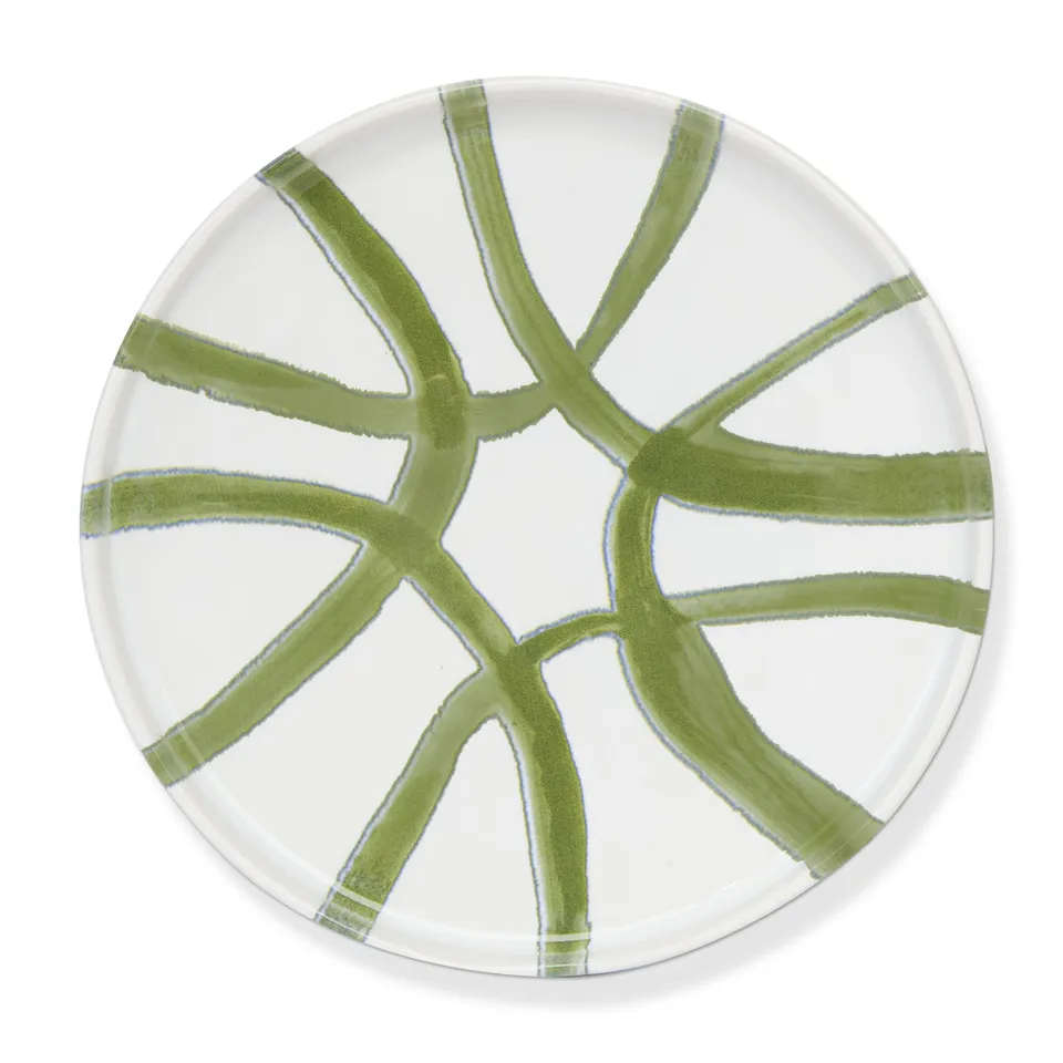couleur-nature-amalfi-assiette-ap-ritif-c-ramique-blanc-vert-18-cm image 1