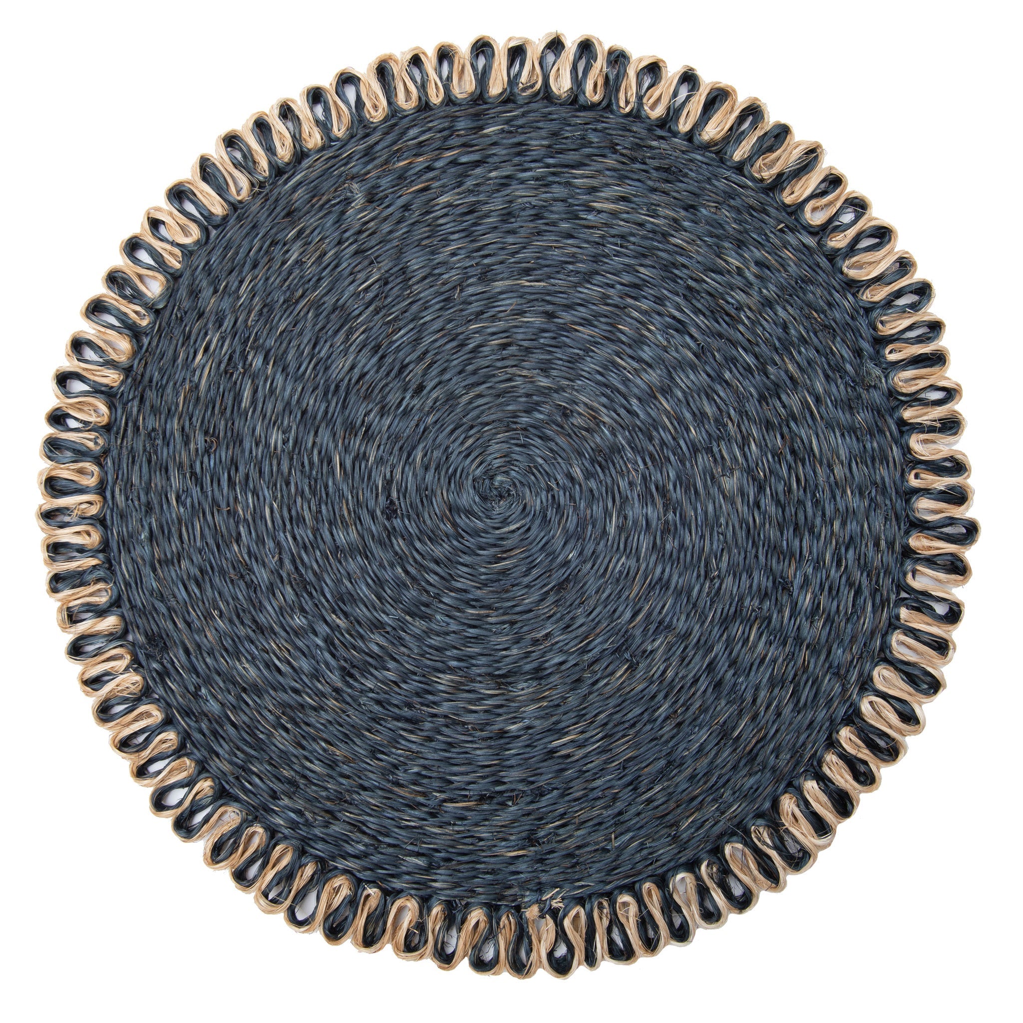 couleur-nature-loopy-abaca-sets-table-ronds-lot-4-bleu-naturel image 1
