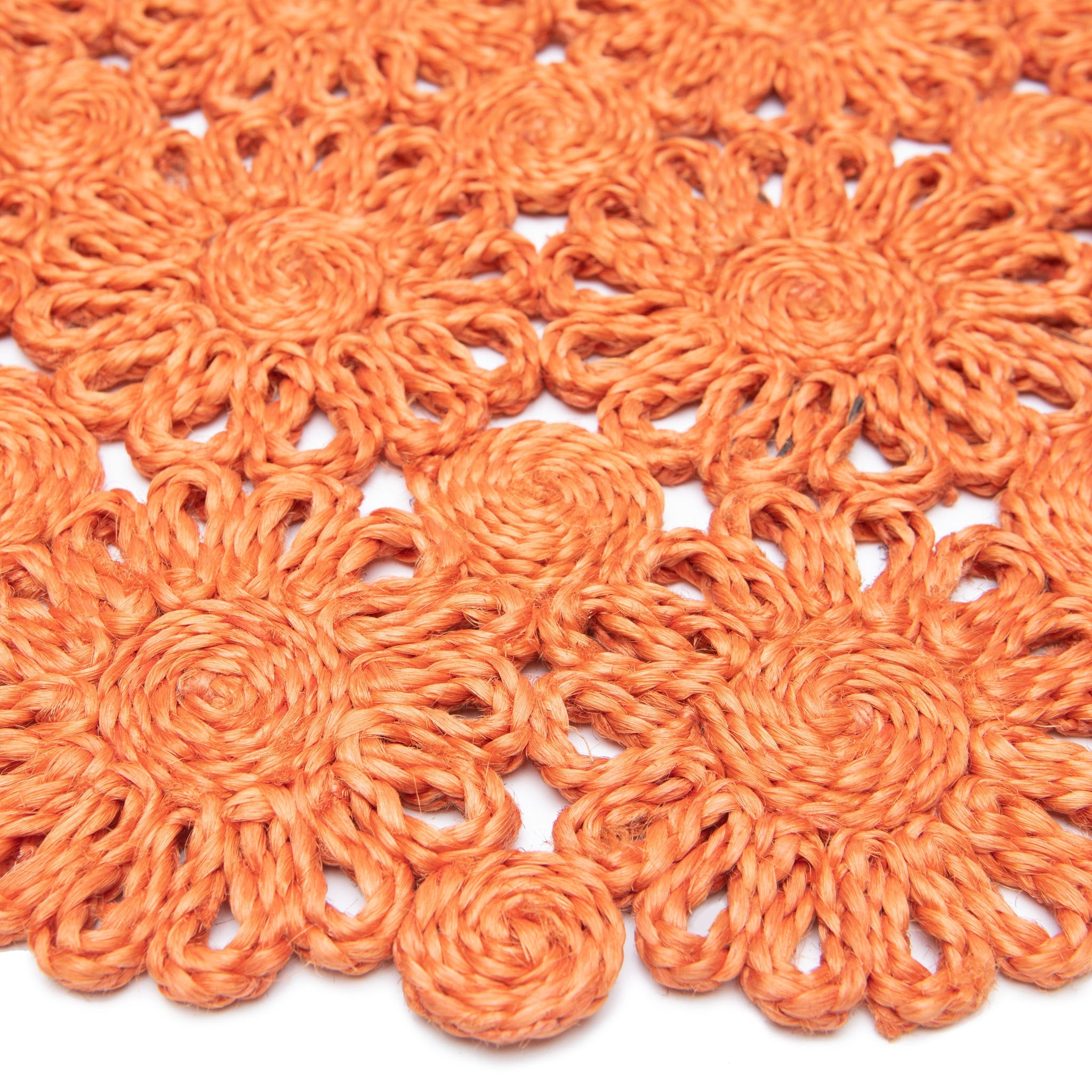 couleur-nature-daisy-jute-sets-de-table-ronds-cl-mentine-lot-4 image 3