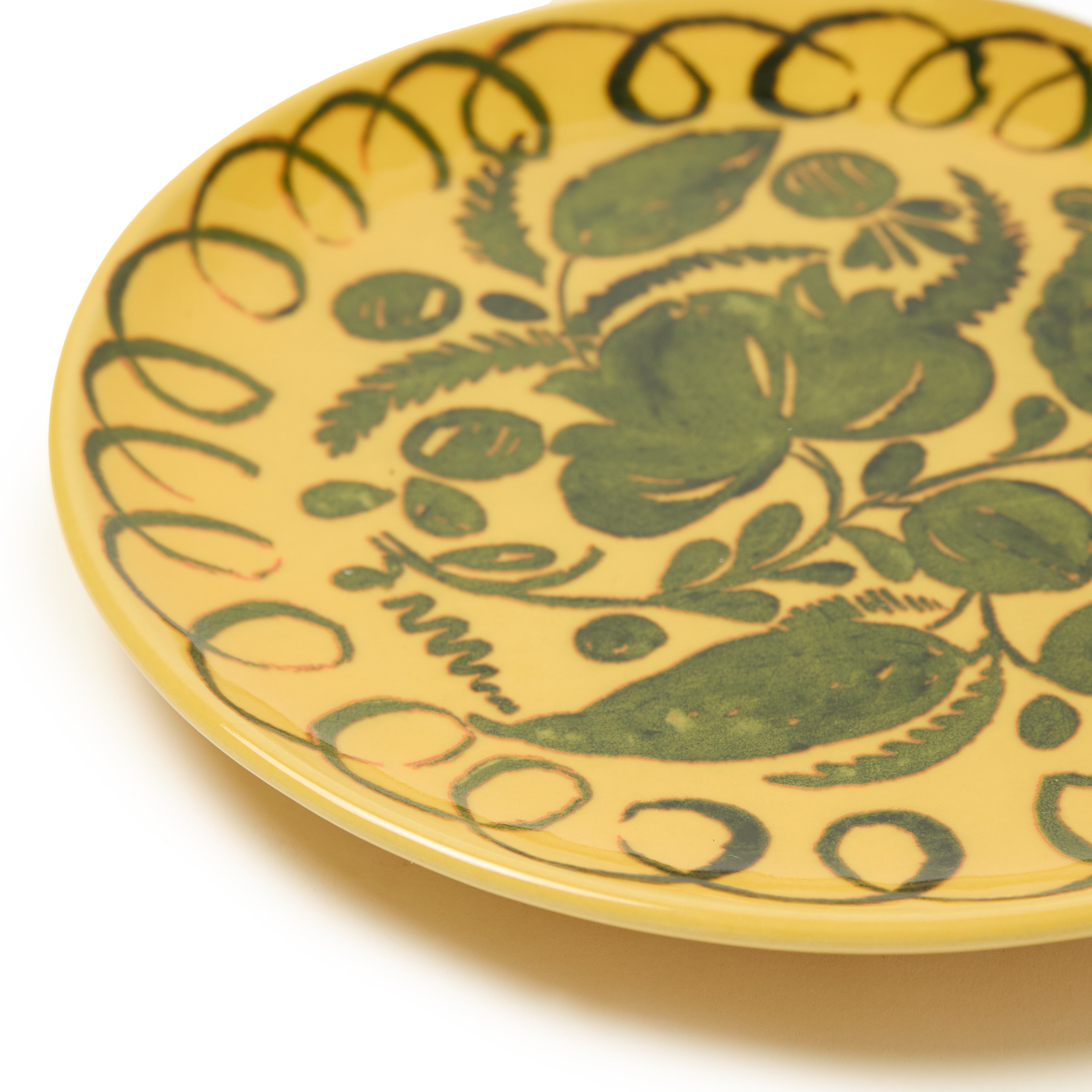 couleur-nature-amalfi-assiette-dessert-c-ramique-moutarde-23-cm image 3