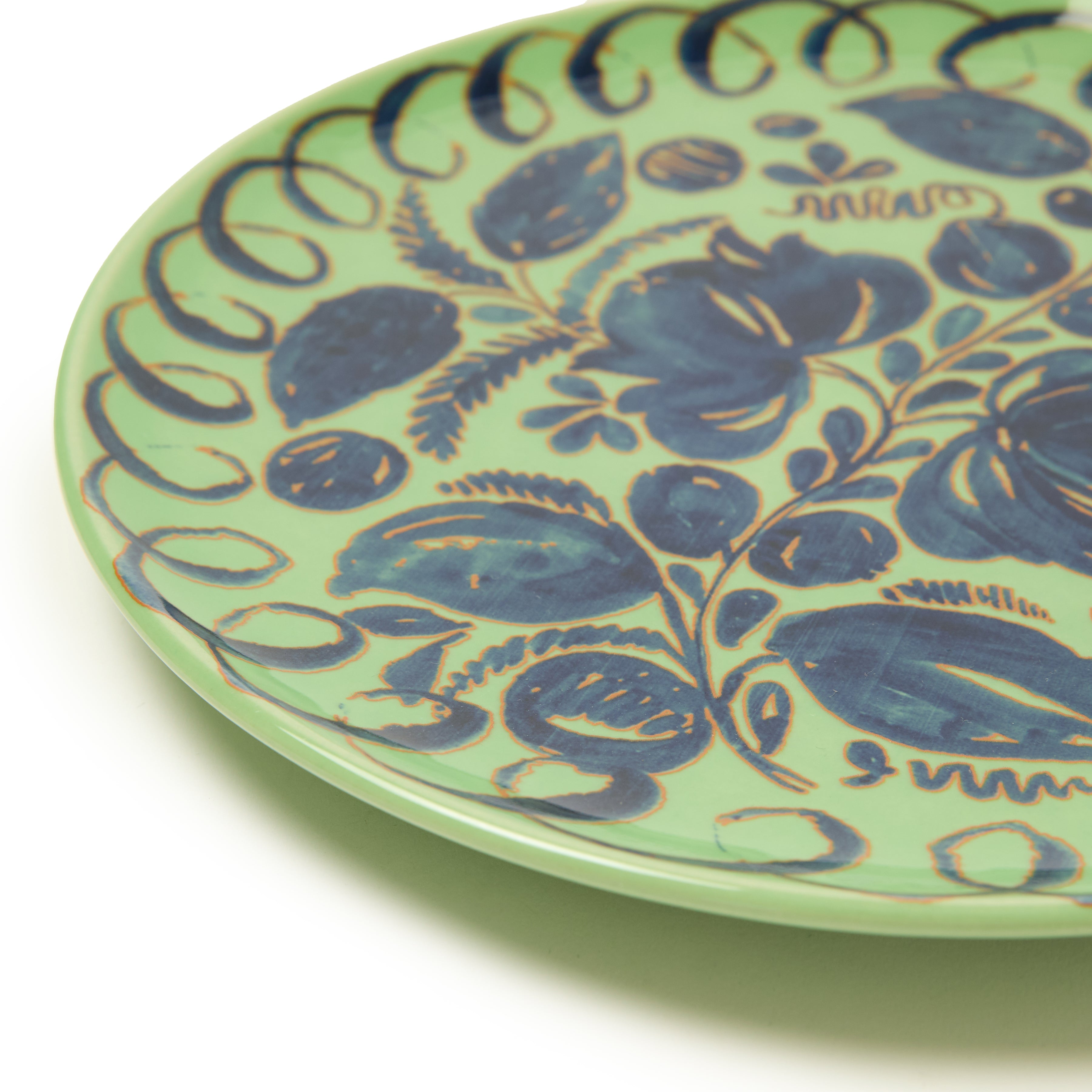 couleur-nature-amalfi-assiette-c-ramique-verte-27-cm image 2