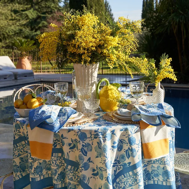 couleur-nature-citron-bleu-nappe-rectangulaire-150x220-citron-6-8-pers image 1