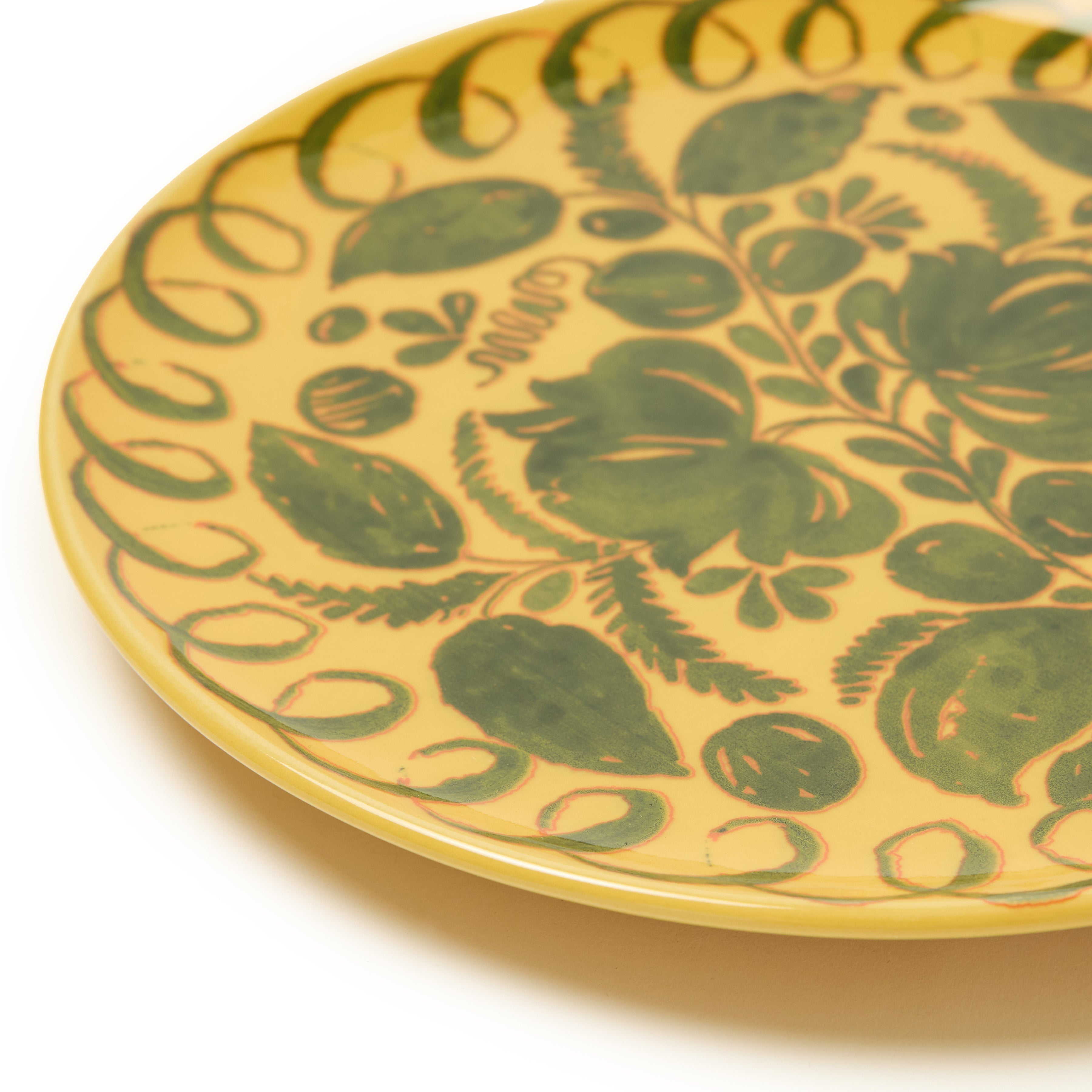 couleur-nature-amalfi-assiette-plate-c-ramique-moutarde-27-cm image 2