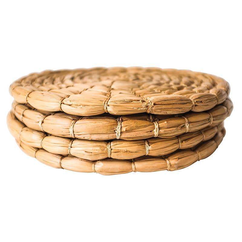 couleur-nature-seagrass-set-de-table-naturel-rond-lot-4 image 3